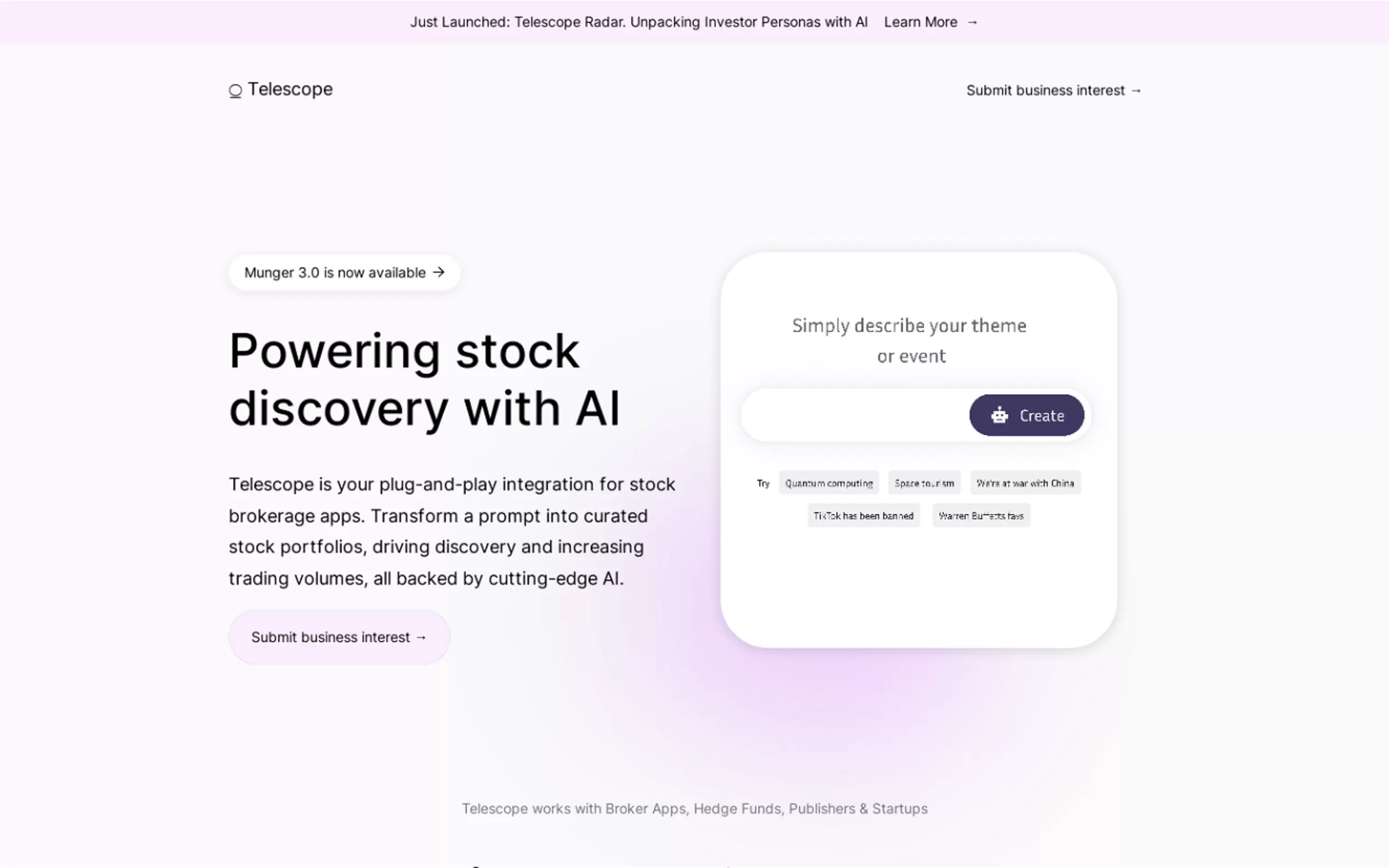 Telescope AI gallery image