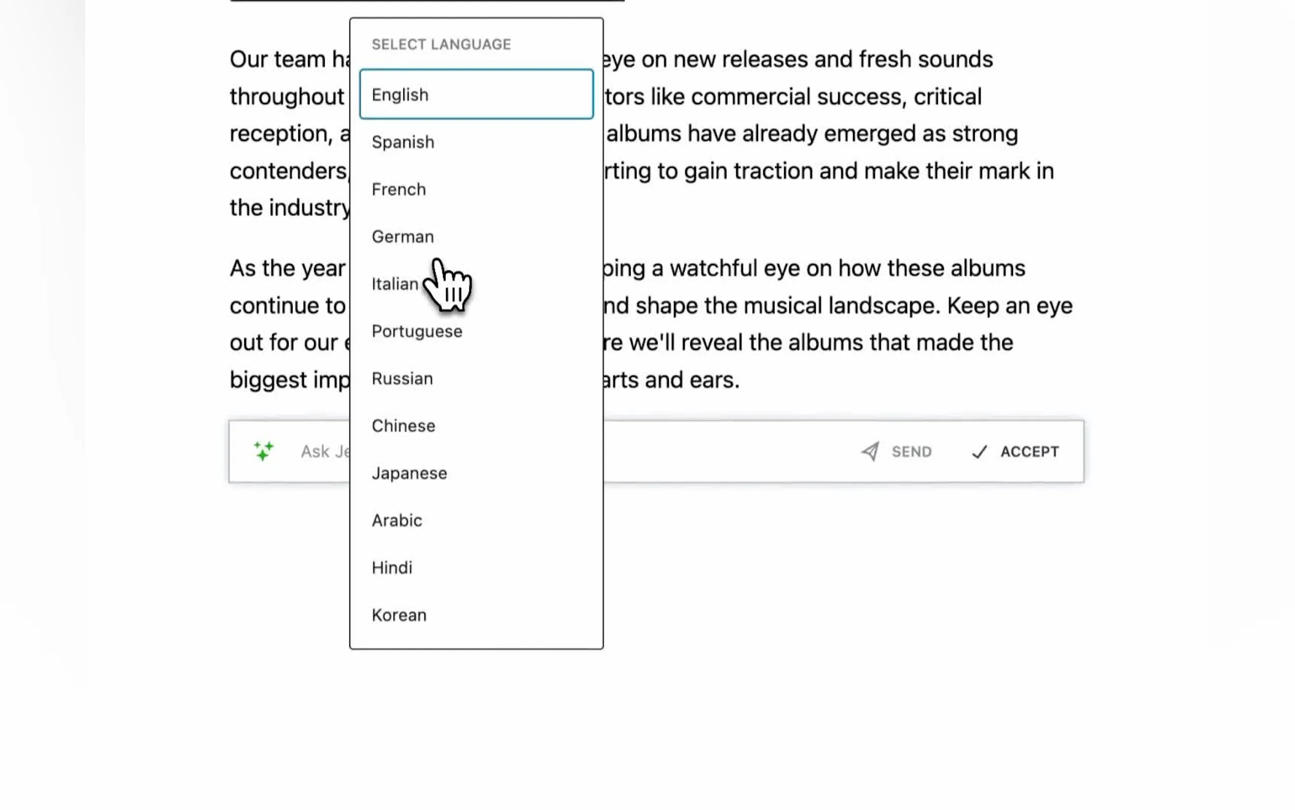 Jetpack AI Assistant gallery image