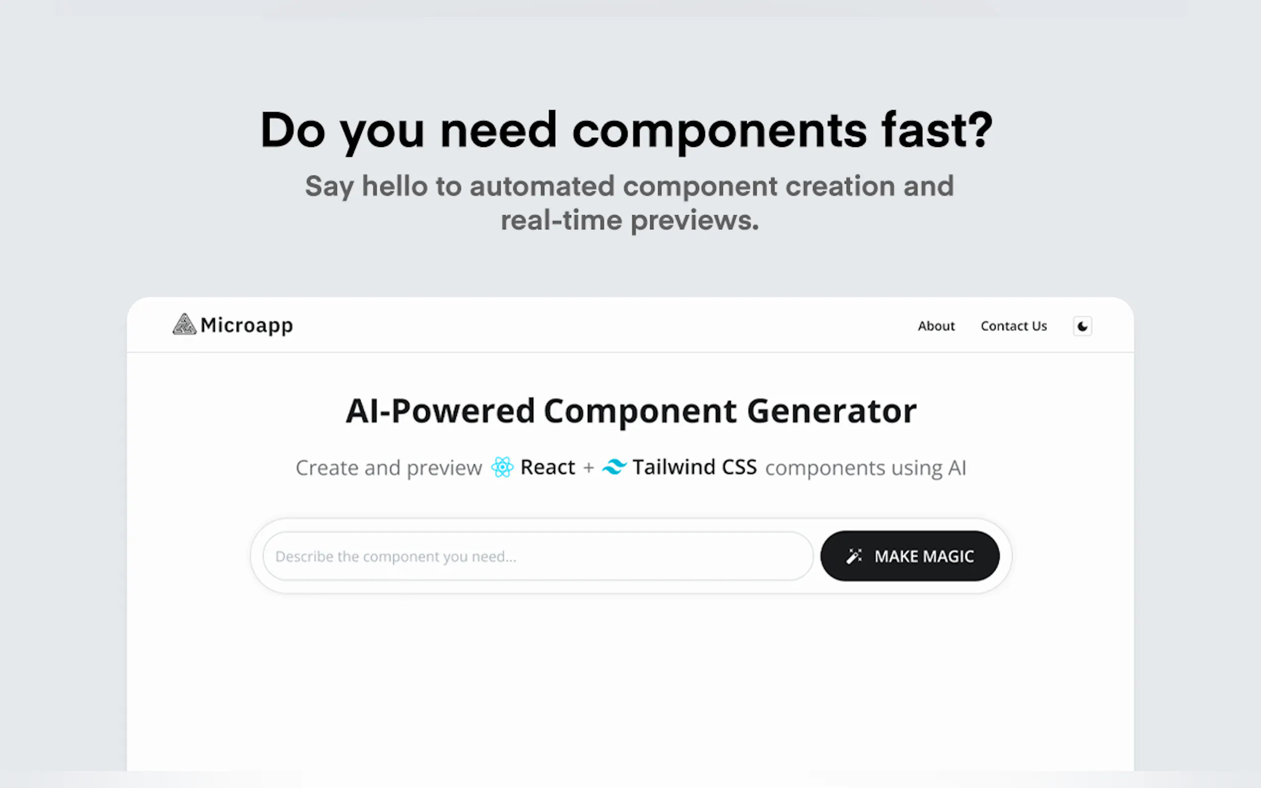 Microapp.io gallery image