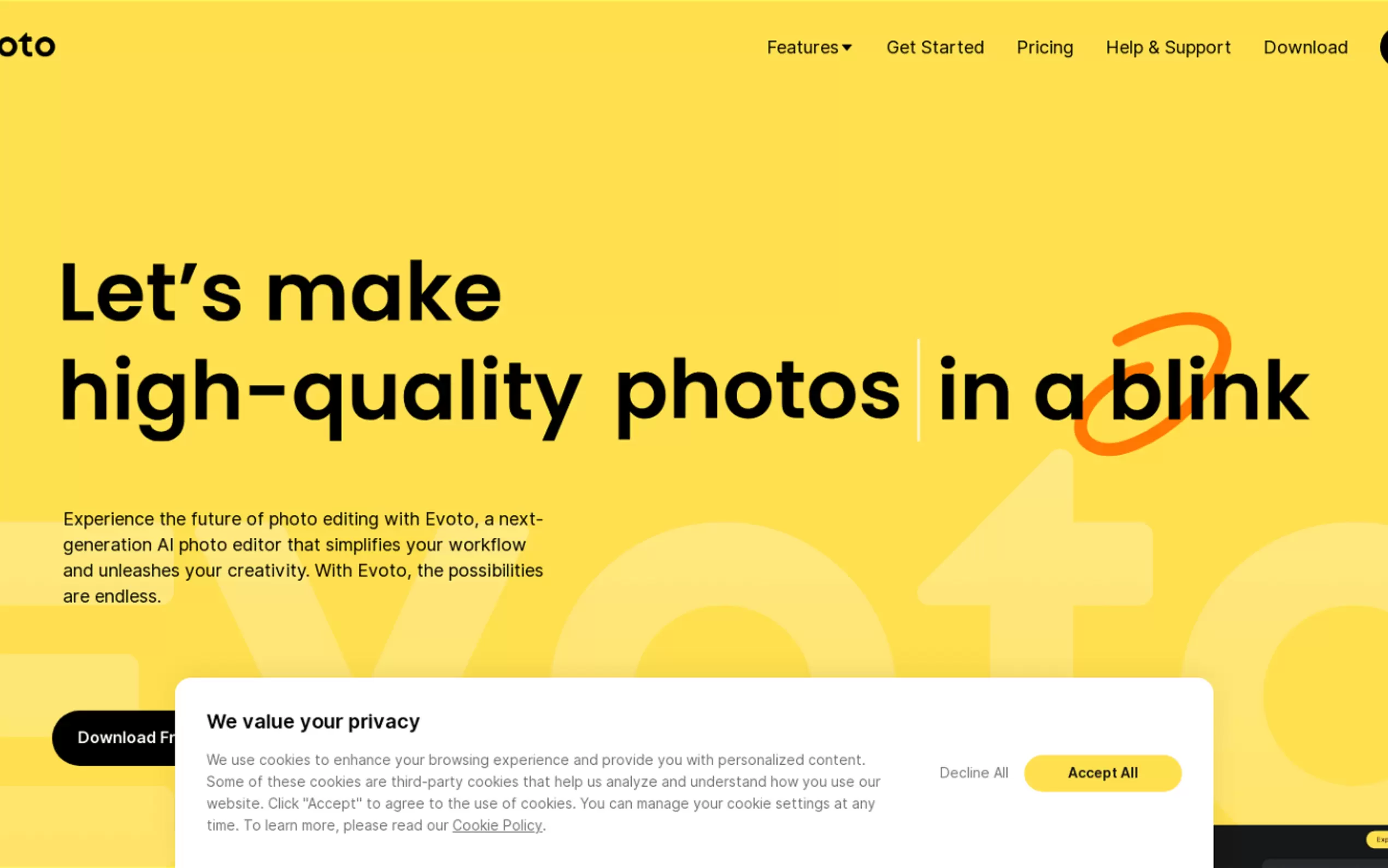 Evoto AI gallery image