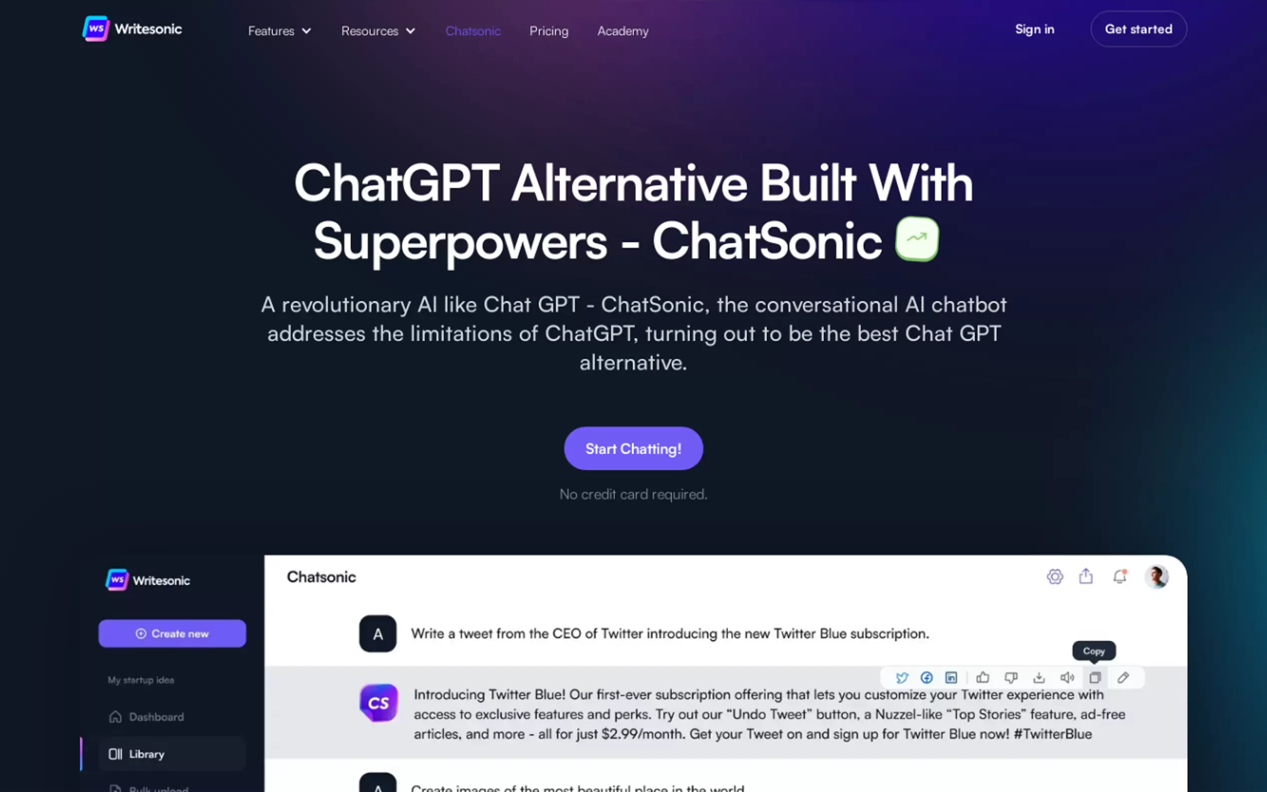 Chatsonic gallery image