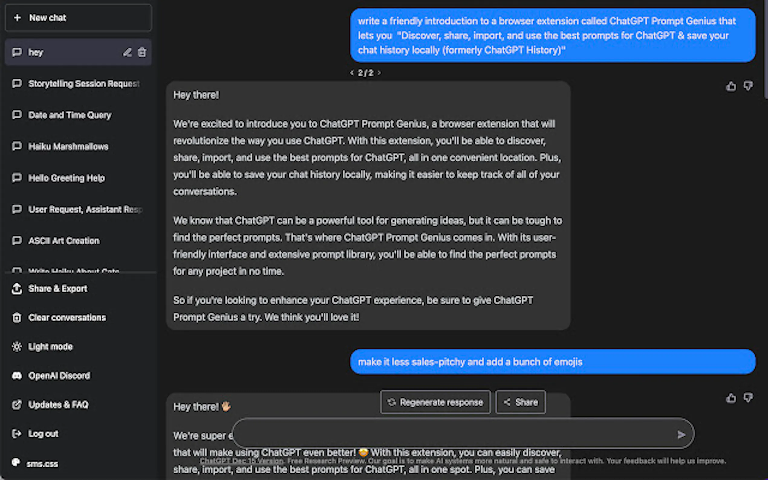 ChatGPT Prompt Genius gallery image