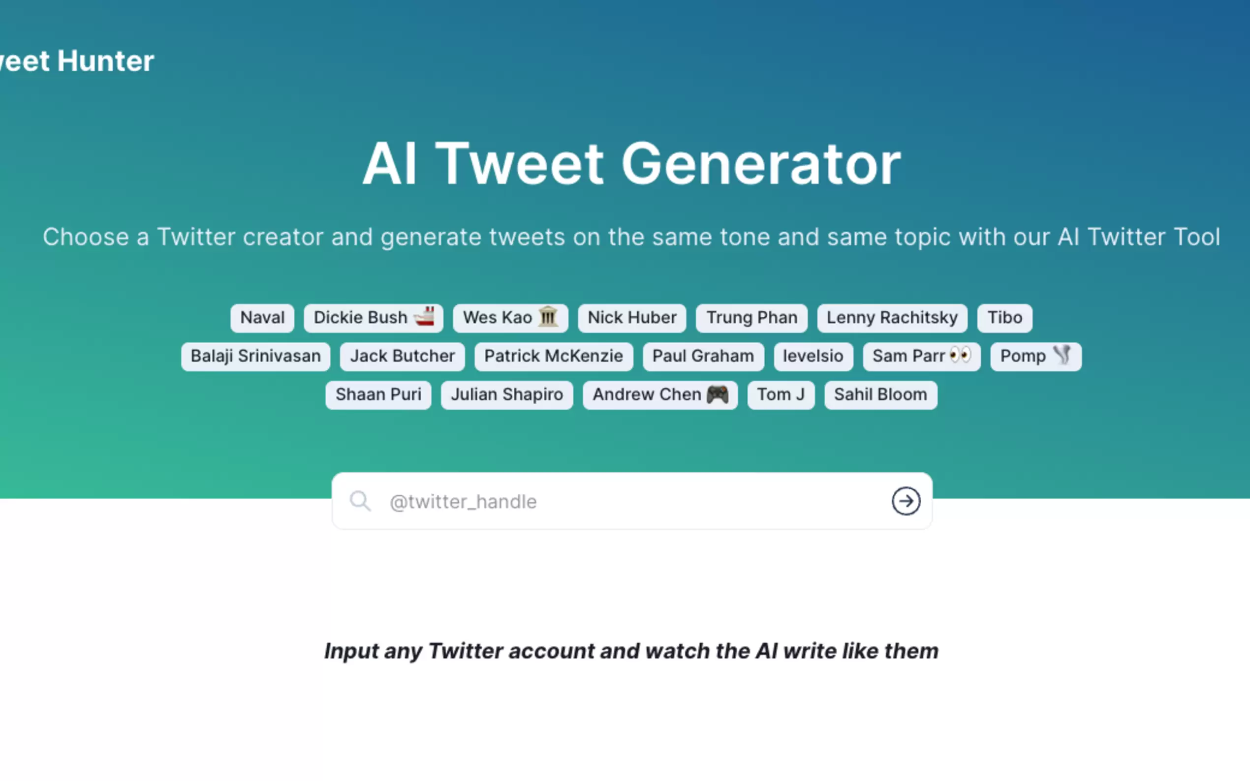 Tweet Hunter gallery image