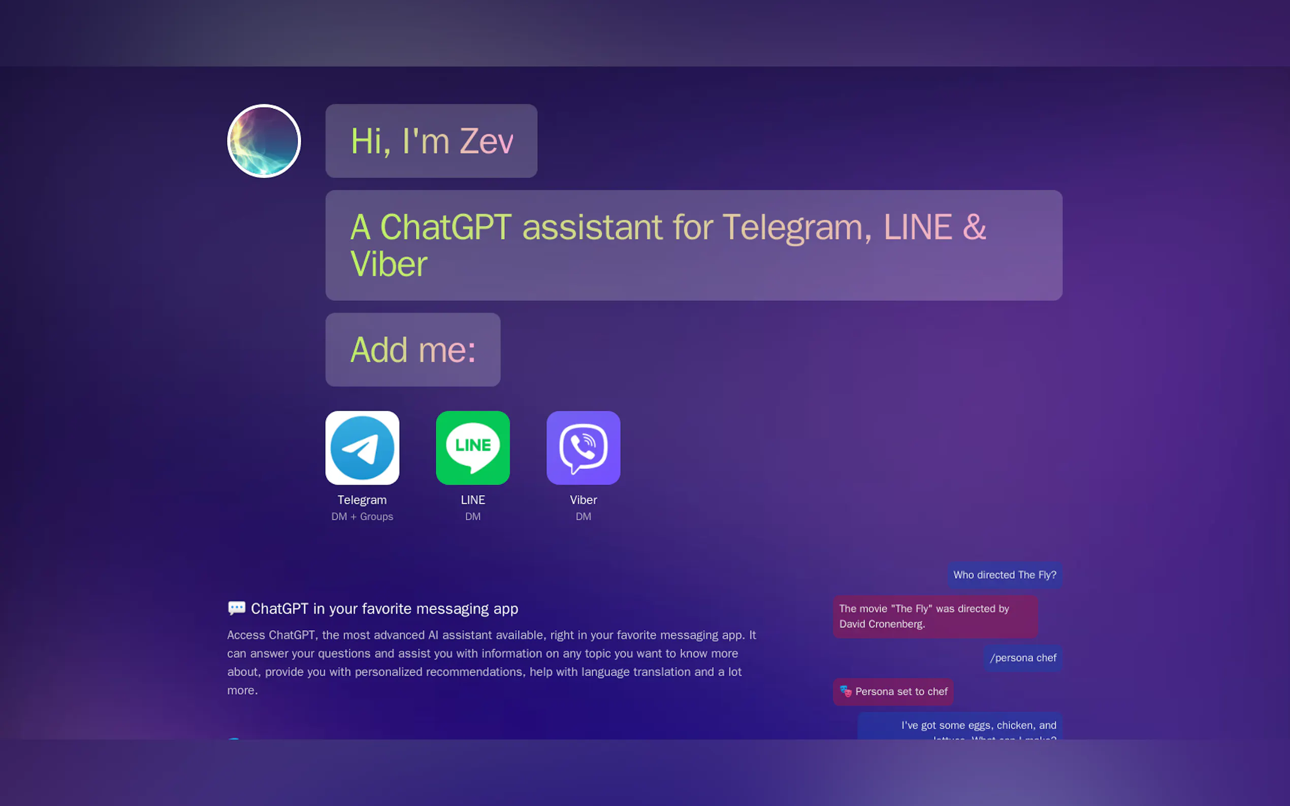 ZevBot gallery image