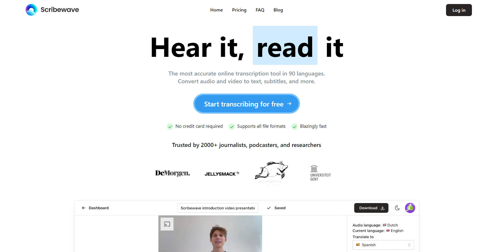 Scribewave gallery image