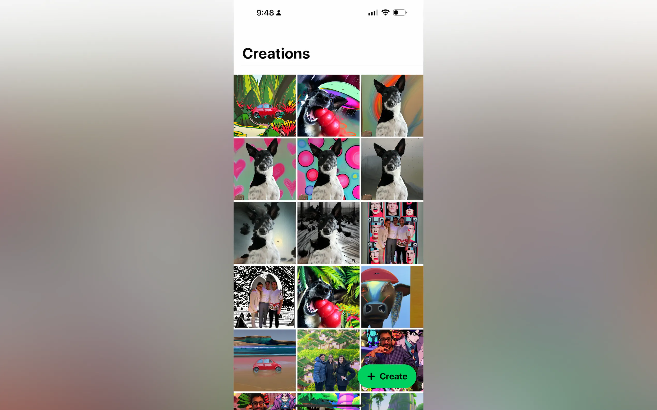 Green Screen AI gallery image