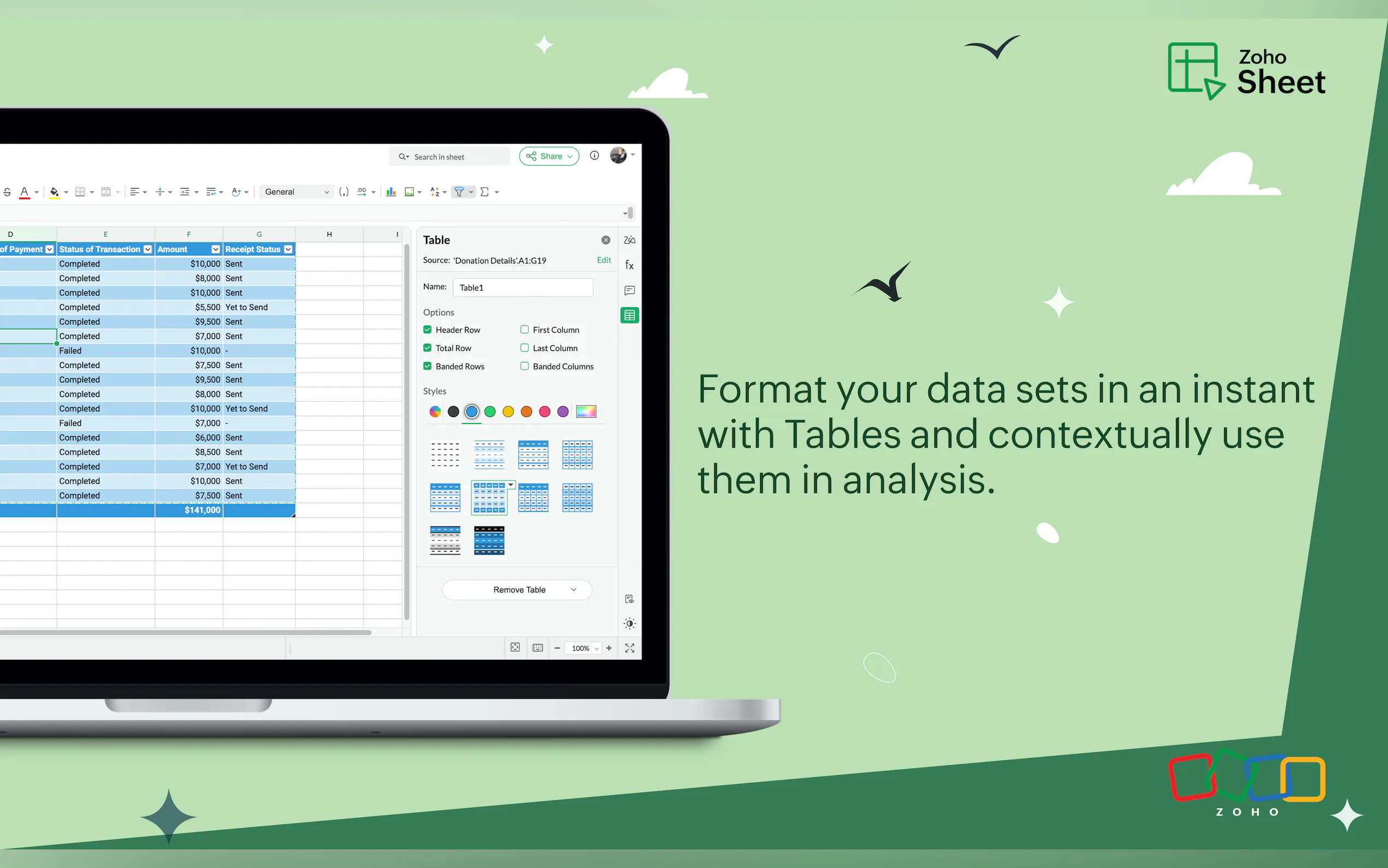 Zoho Sheet '24 gallery image