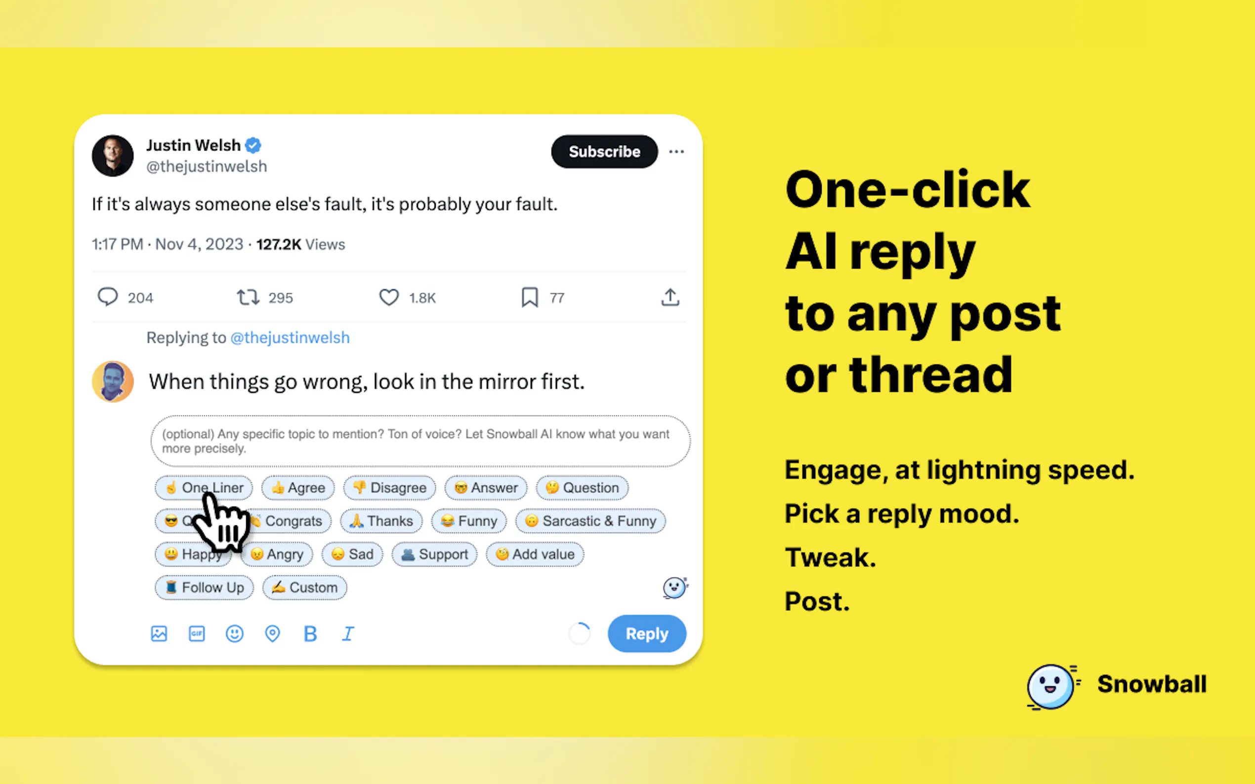 Snowball gallery image