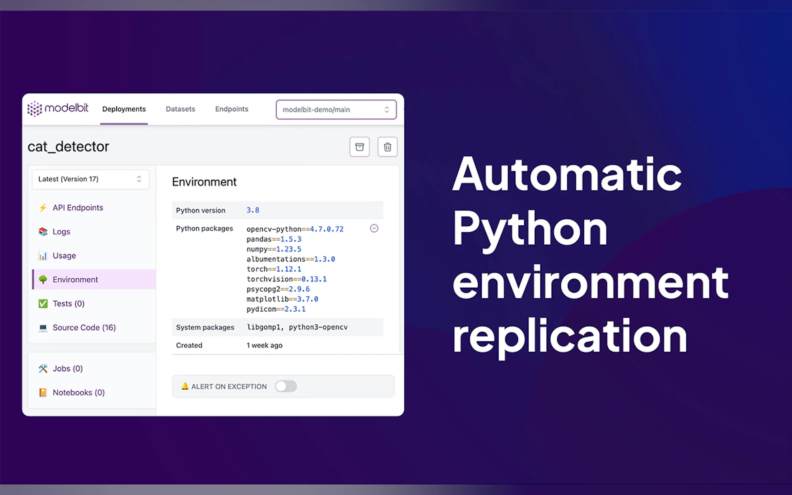 Modelbit gallery image