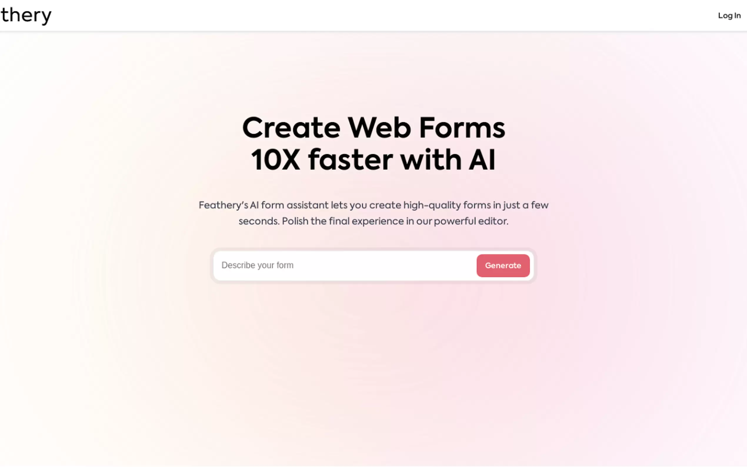 Feathery | AI form builder gallery image