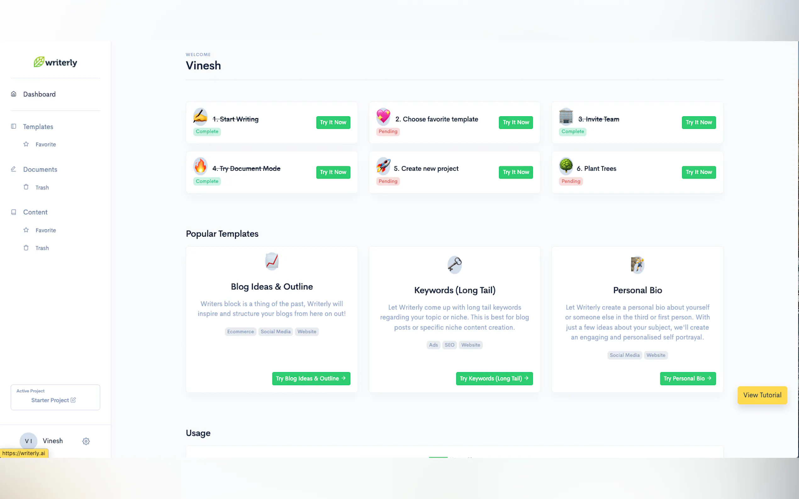 Writerly AI gallery image