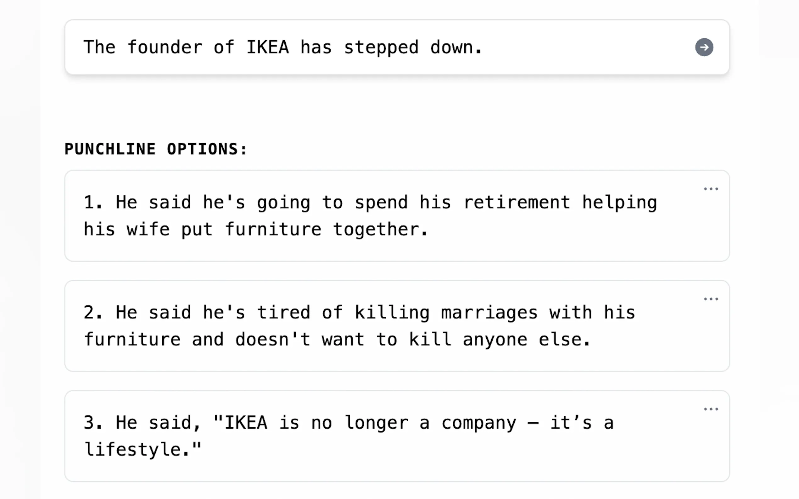 Punchlines.ai gallery image