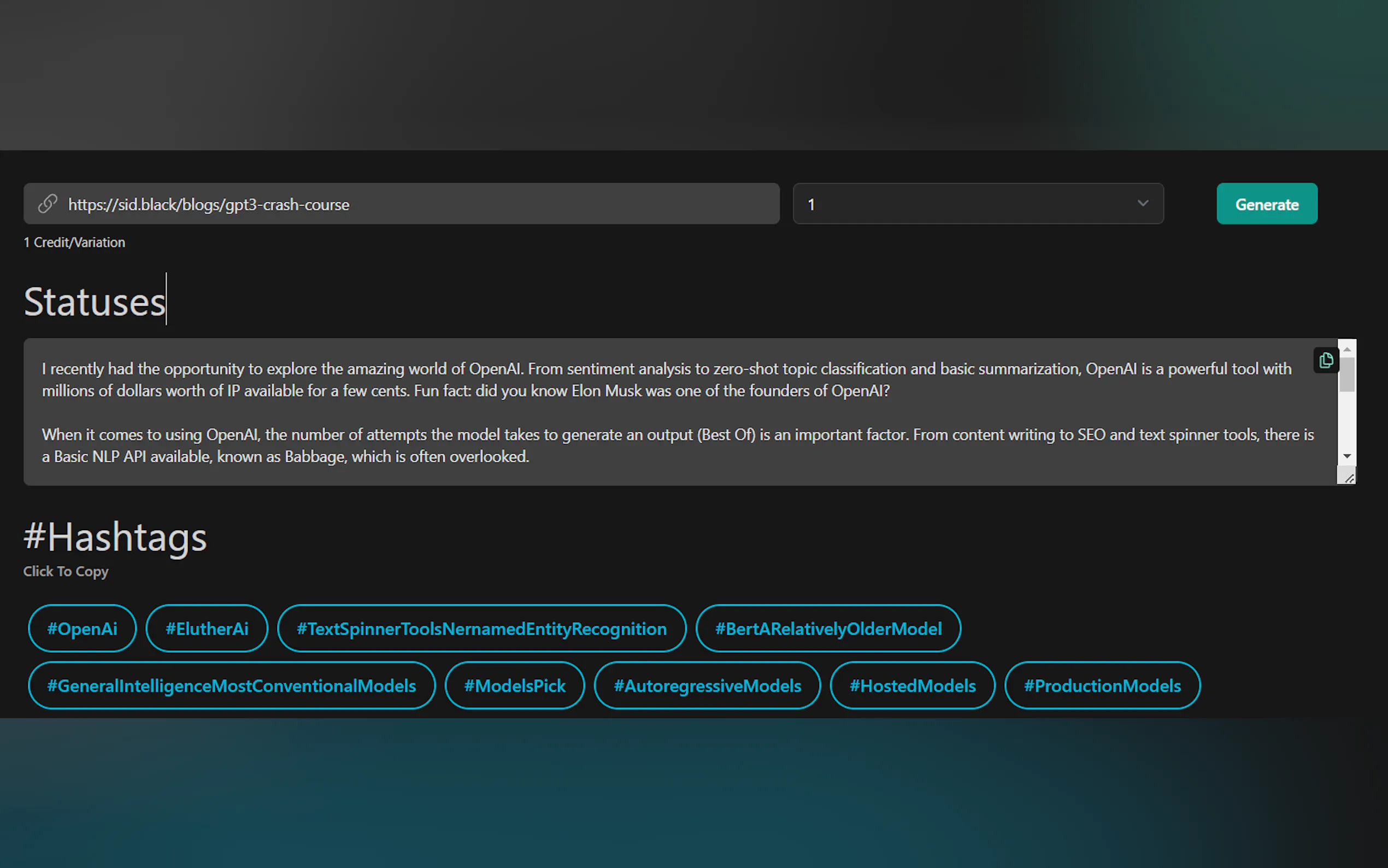 Linkedin Posts Generator gallery image