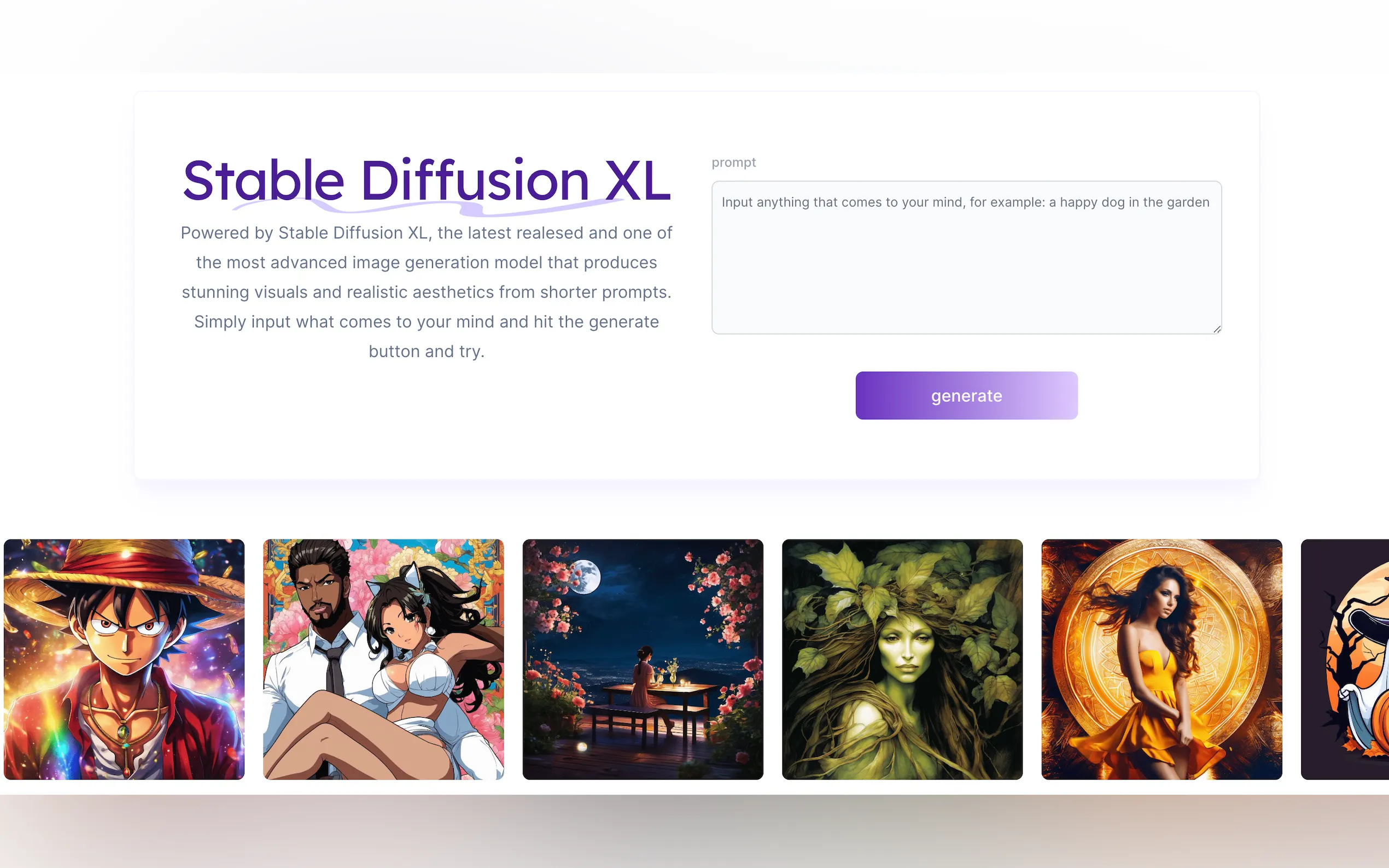 StableDiffusion XL Playground gallery image