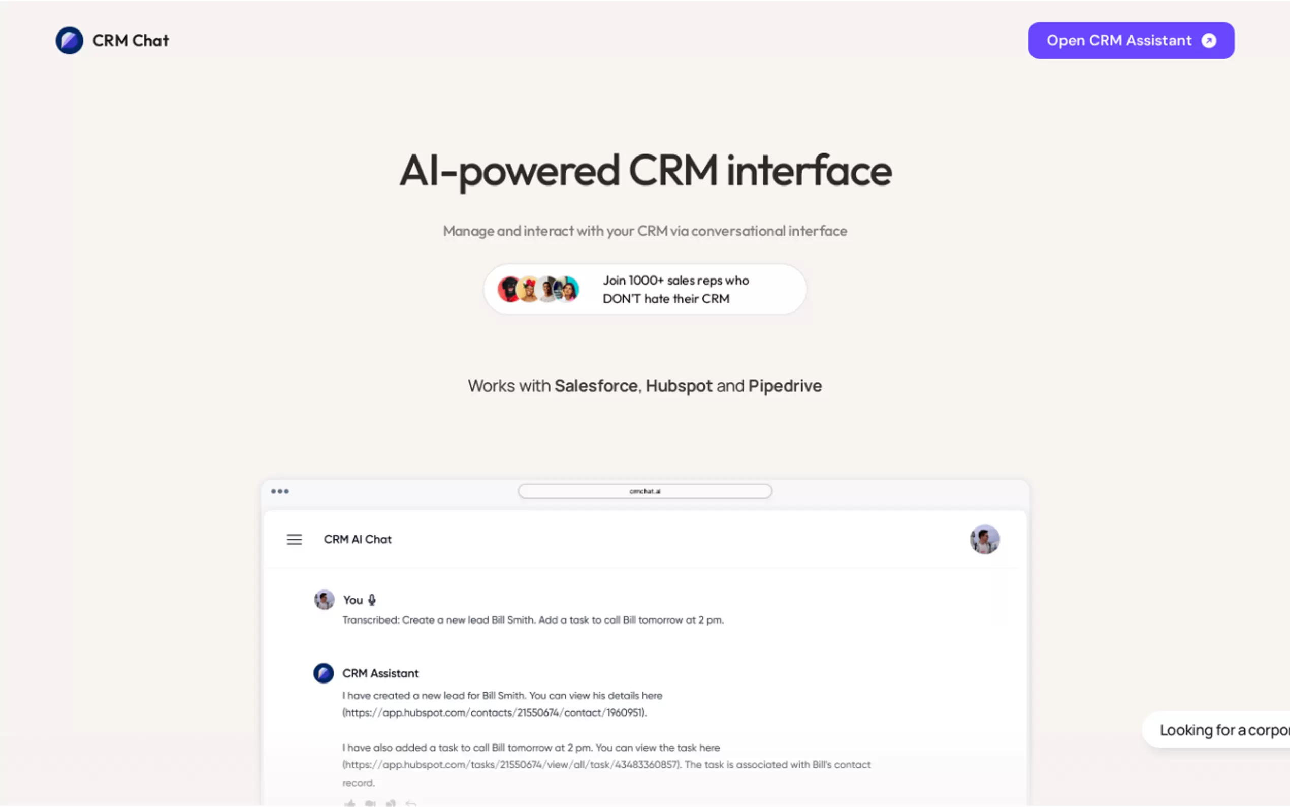 CRM Chat gallery image
