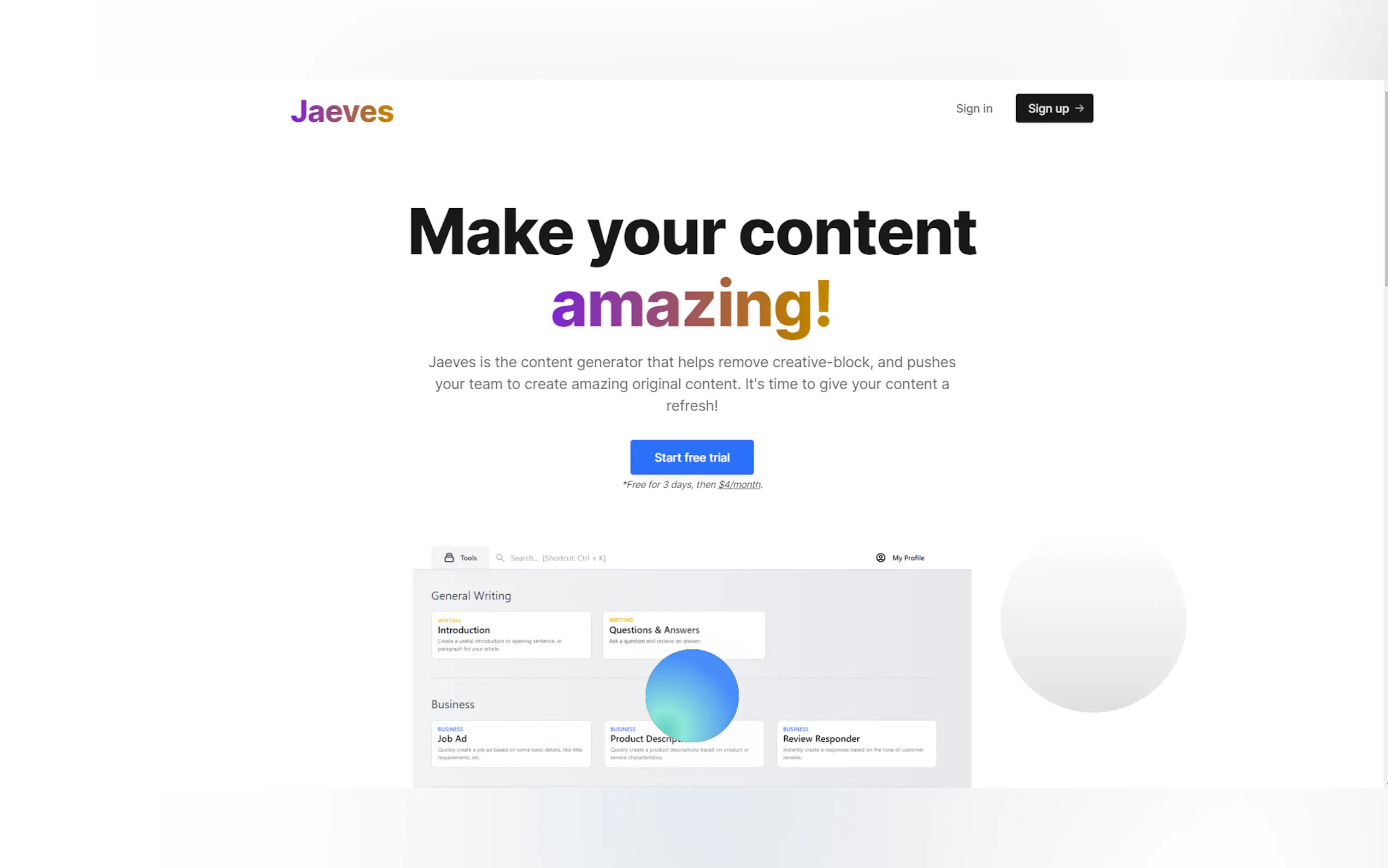 Jaeves AI gallery image