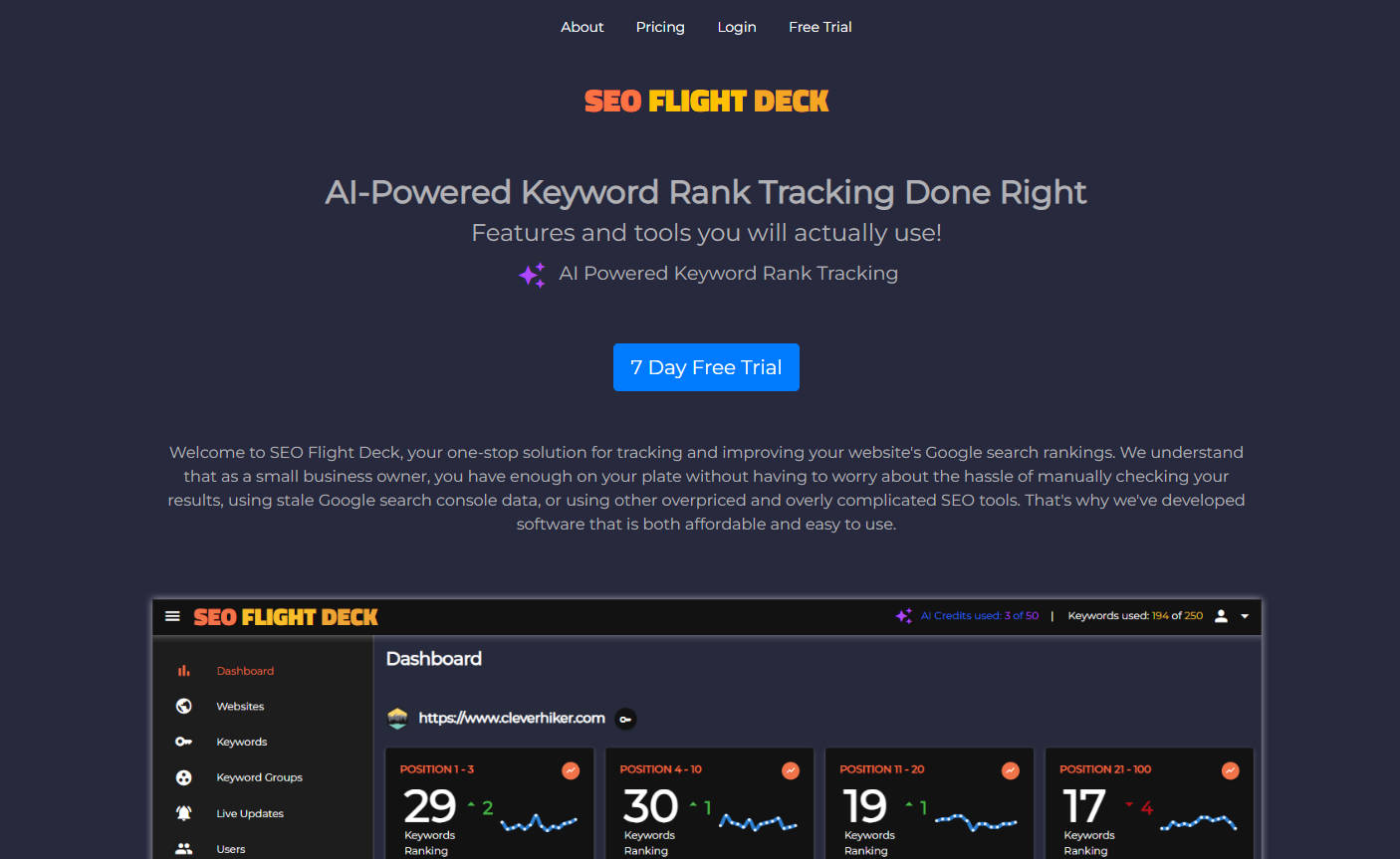 SEO FLIGHT DECK gallery image