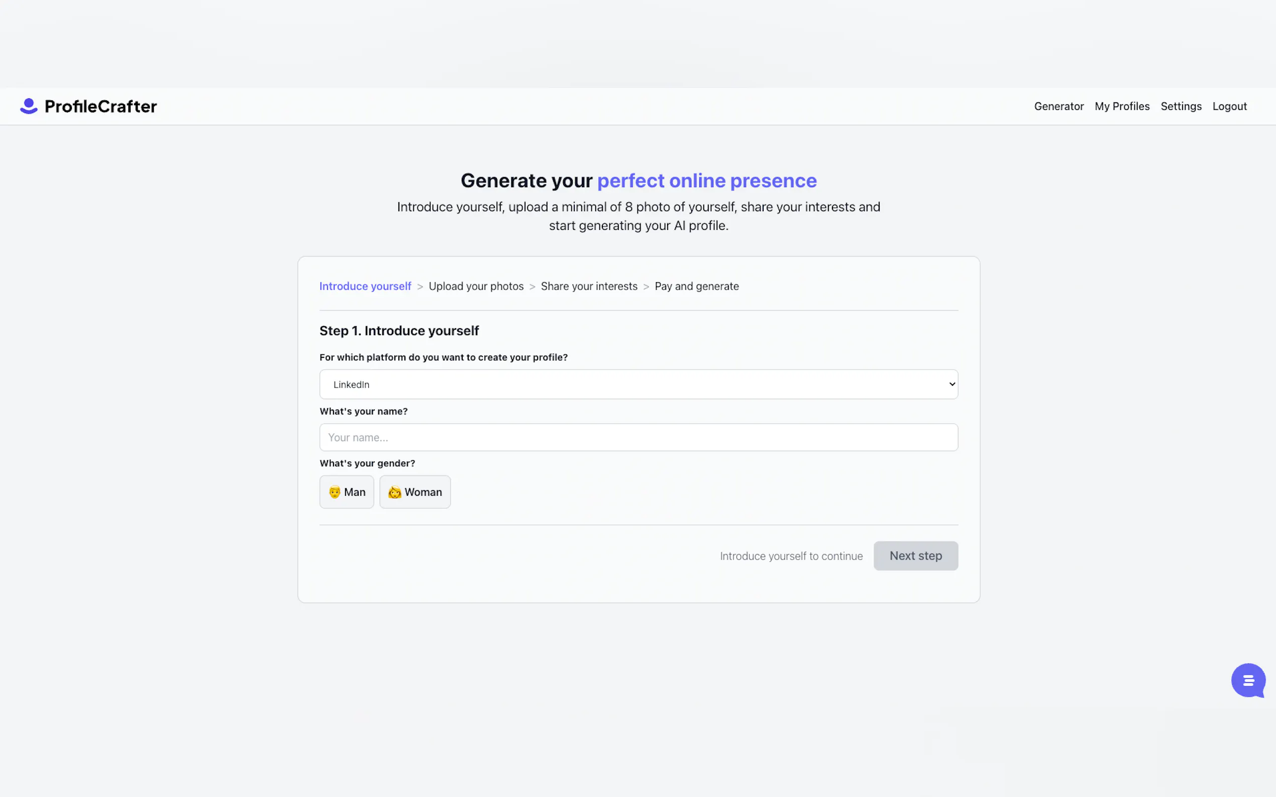 Profile Crafter gallery image
