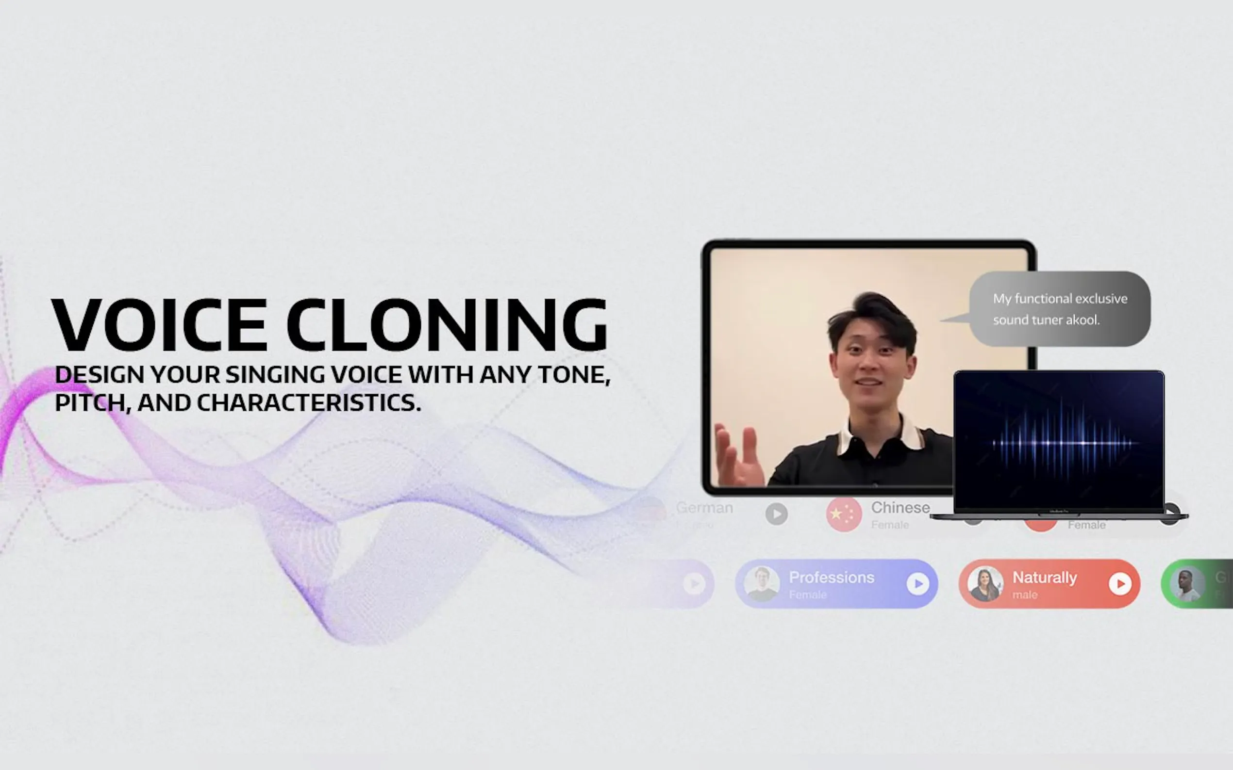 Akool Singing Avatar gallery image