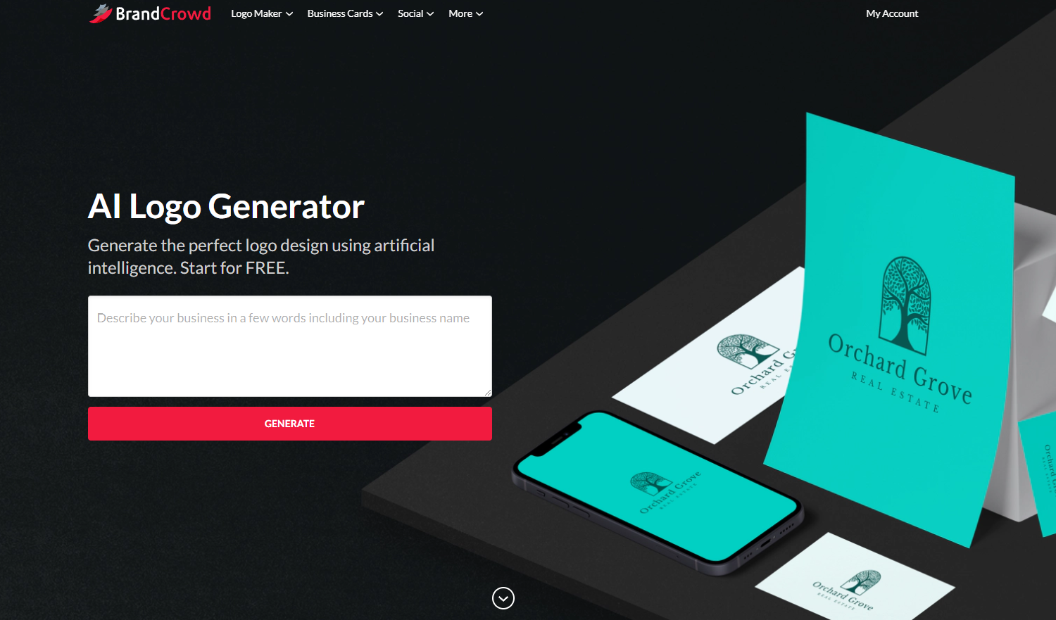 AI Logo Generator by brandcrowd gallery image