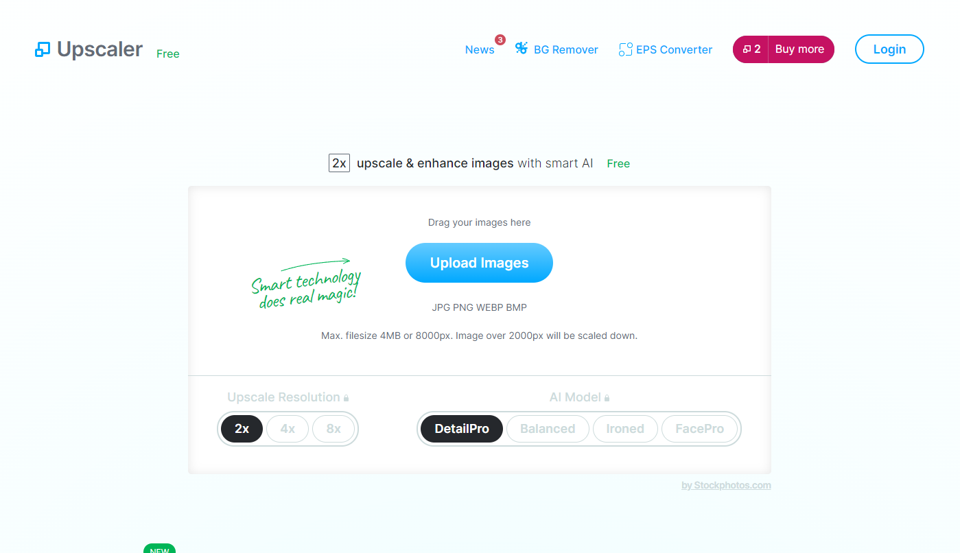 StockPhotos Upscaler gallery image