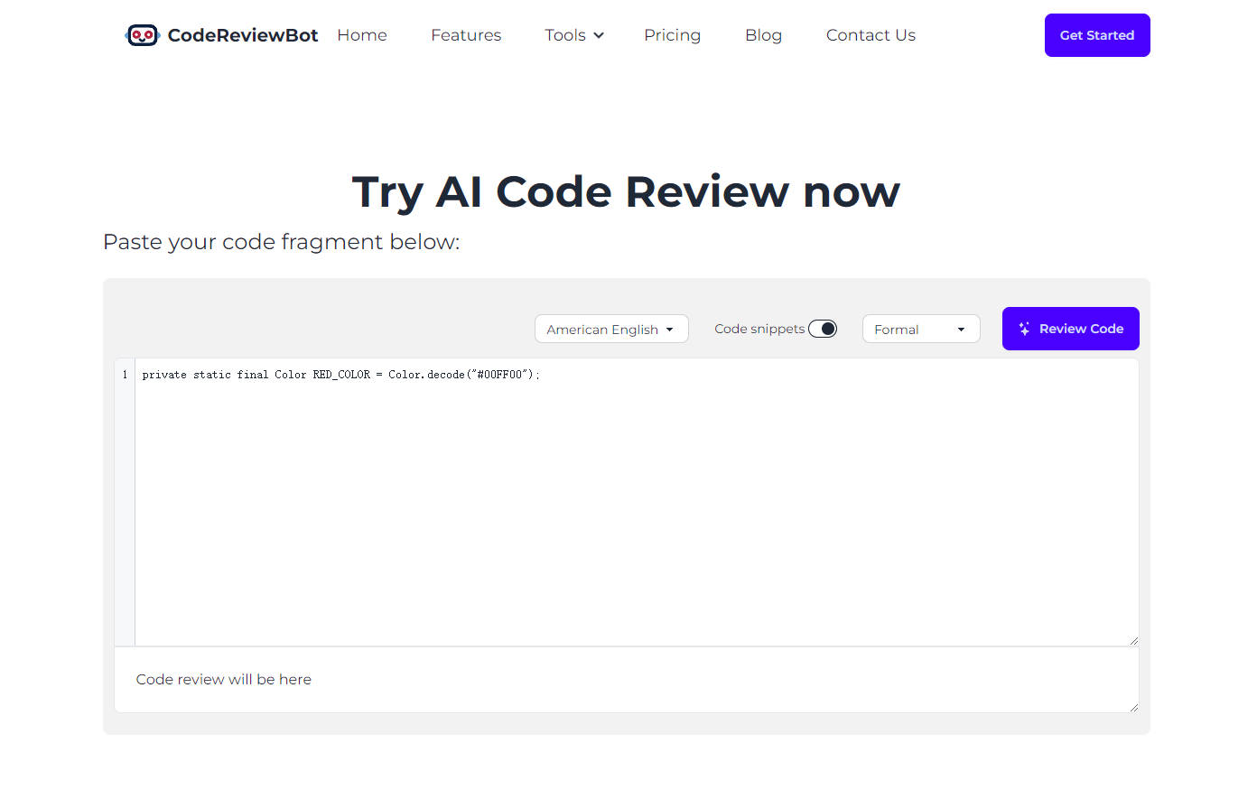 CodeReviewBot.AI gallery image