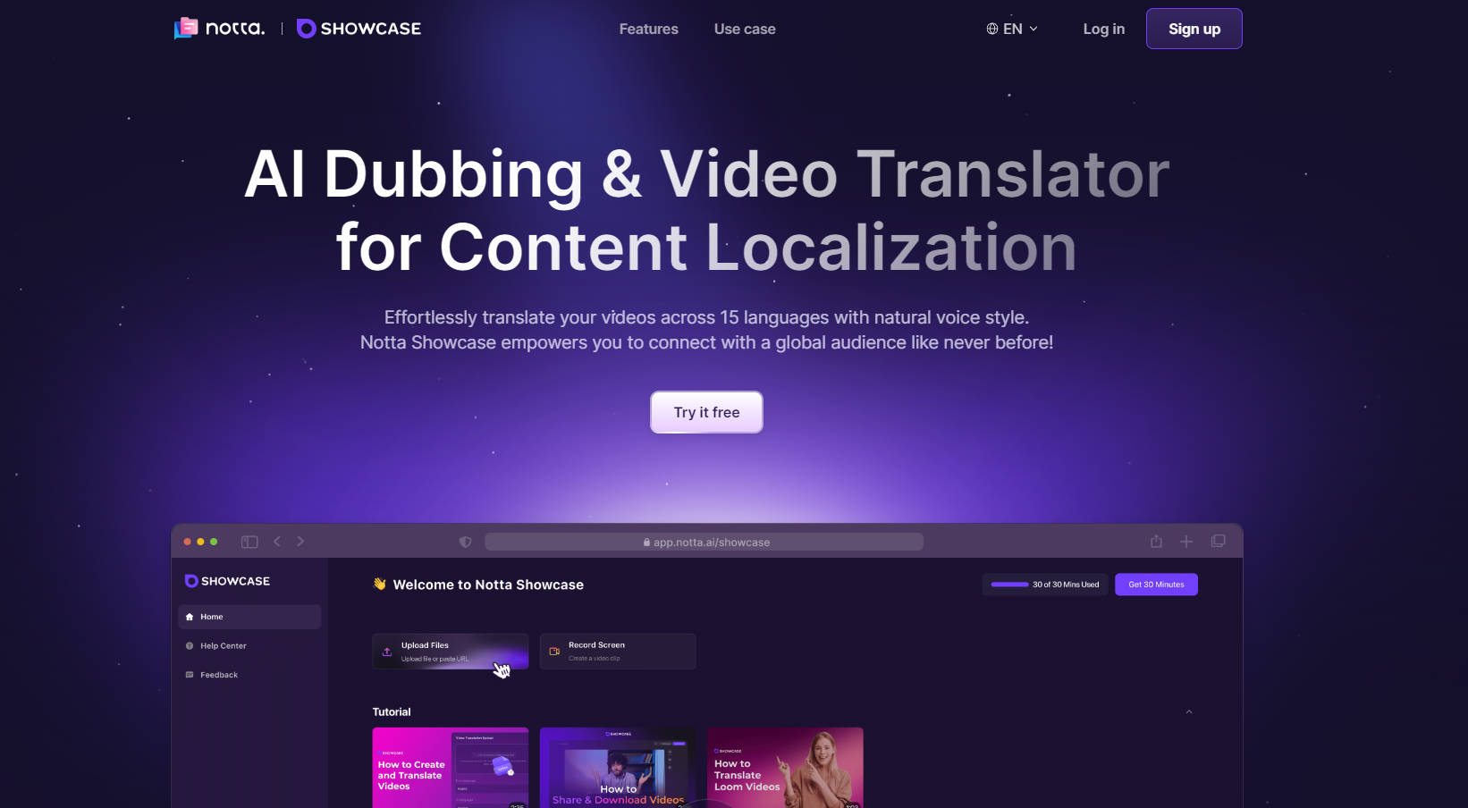 Notta Showcase gallery image