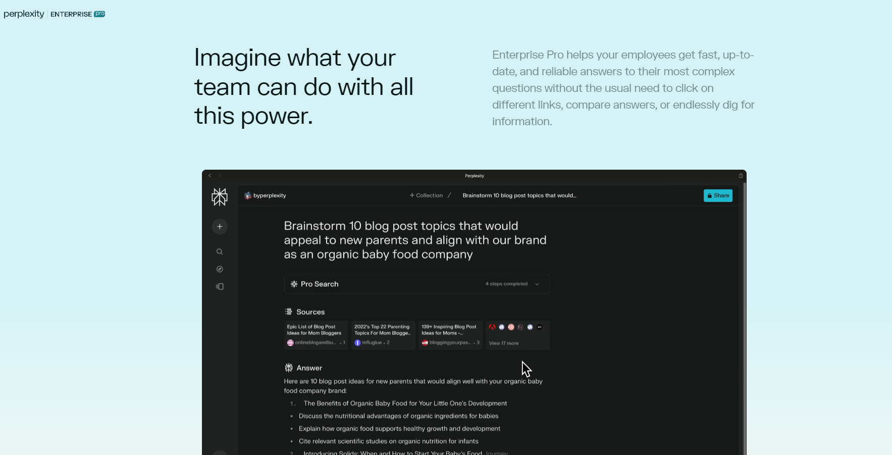 Perplexity Enterprise Pro gallery image