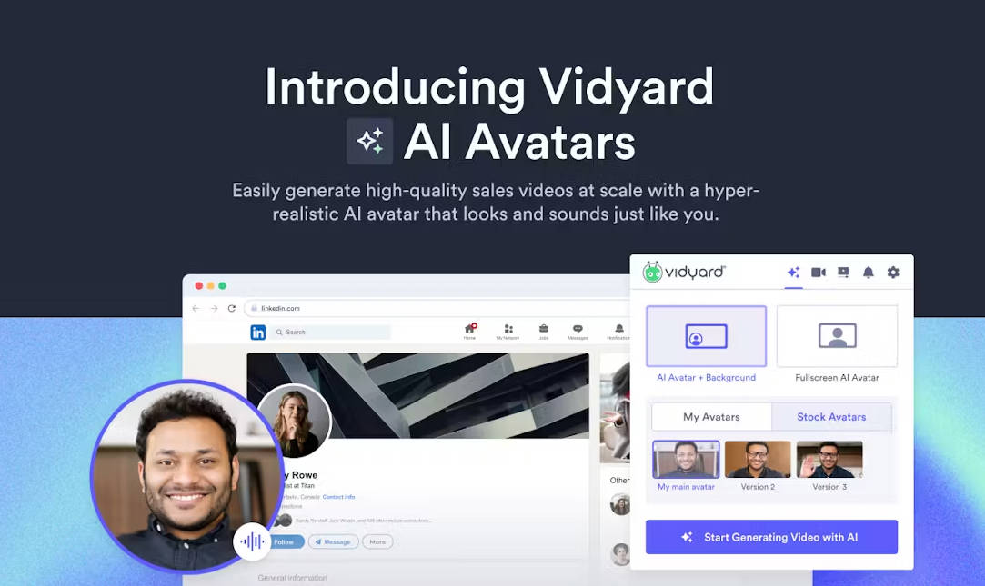 Vidyard AI Avatars gallery image
