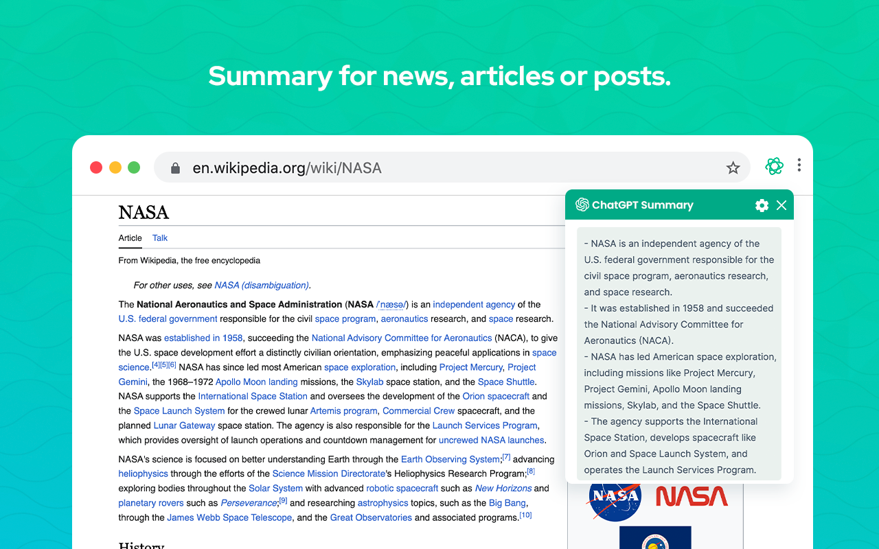 Summary with ChatGPT gallery image