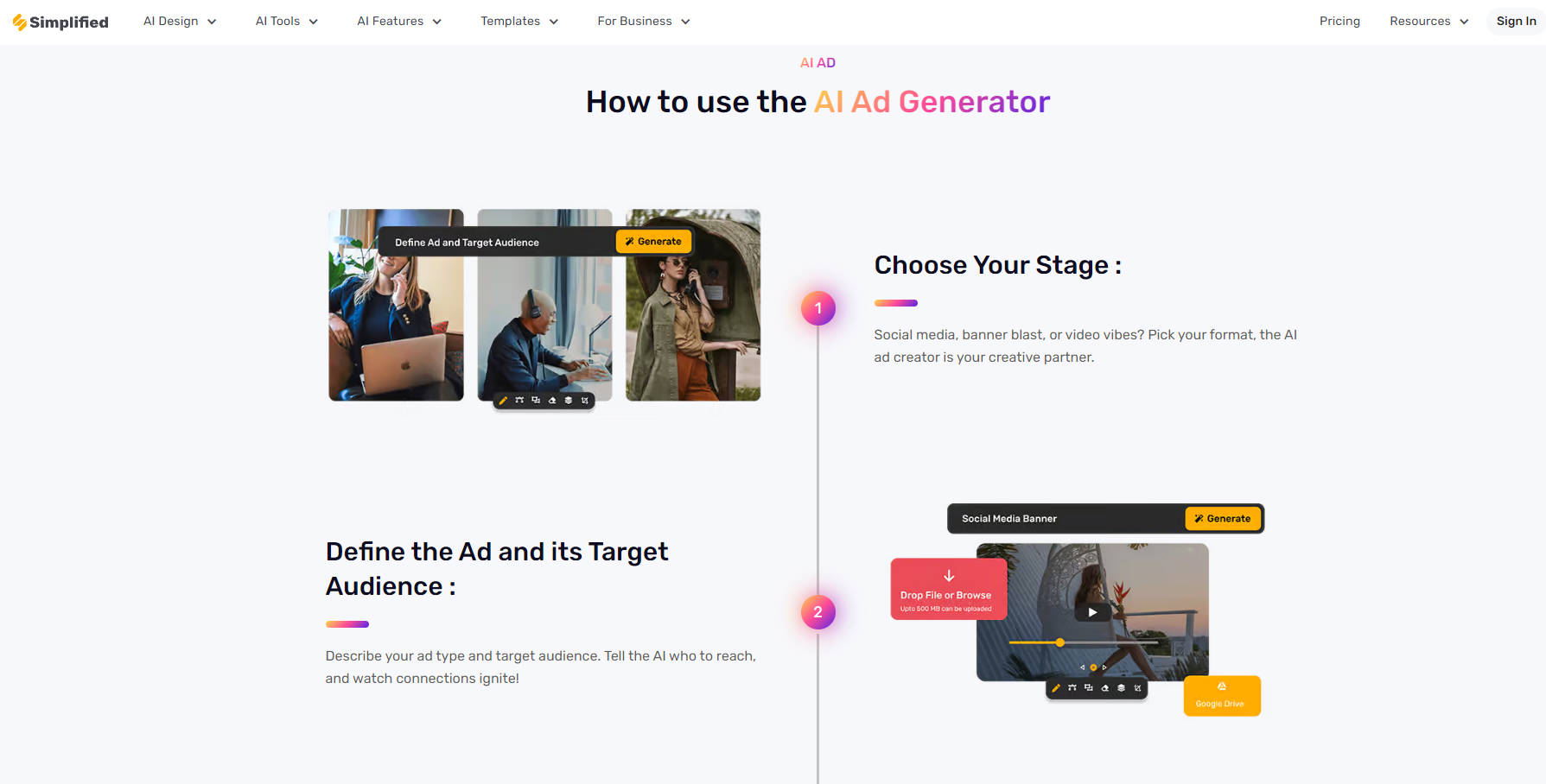 Simplified AI Ad Generator gallery image
