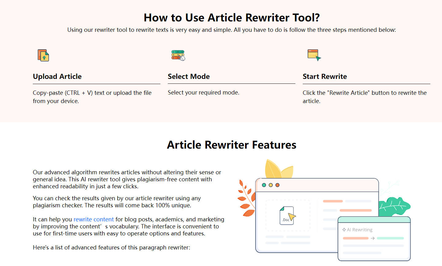 ArticleRewriter gallery image