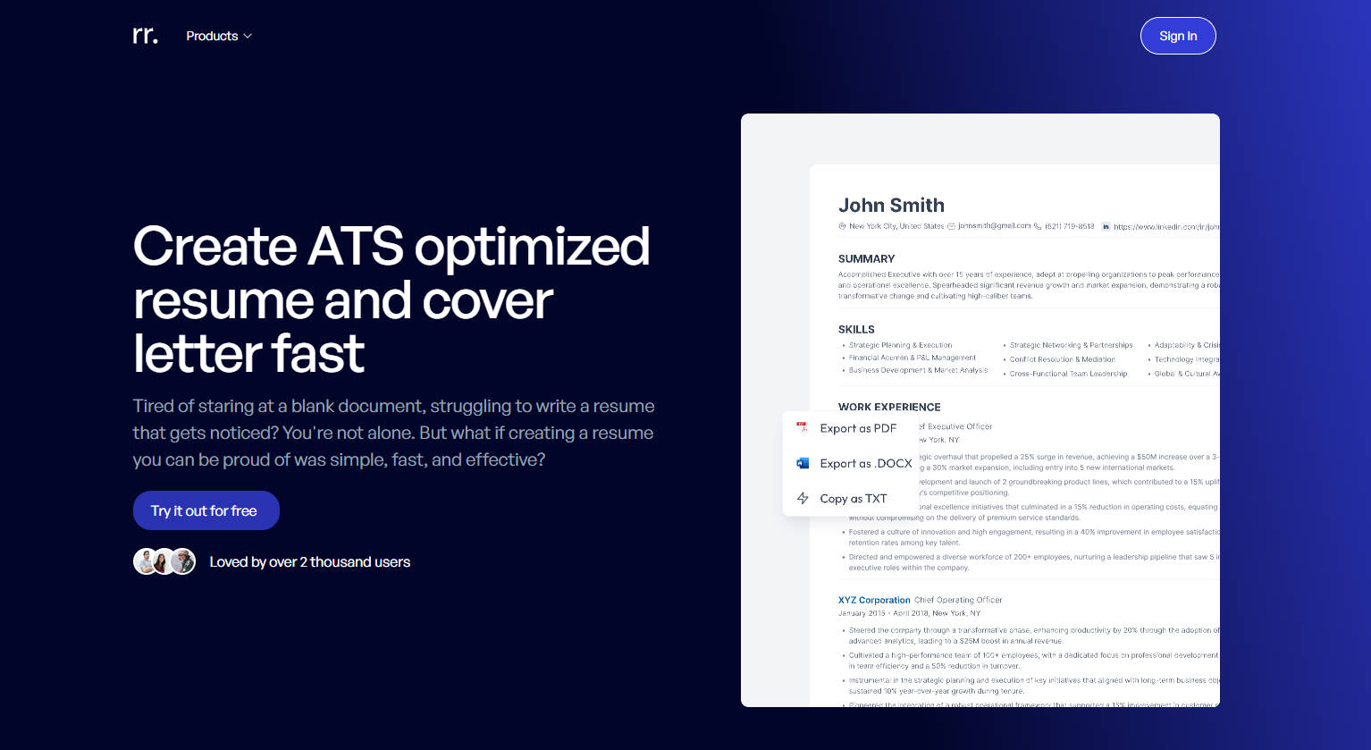 ResumeRanker gallery image