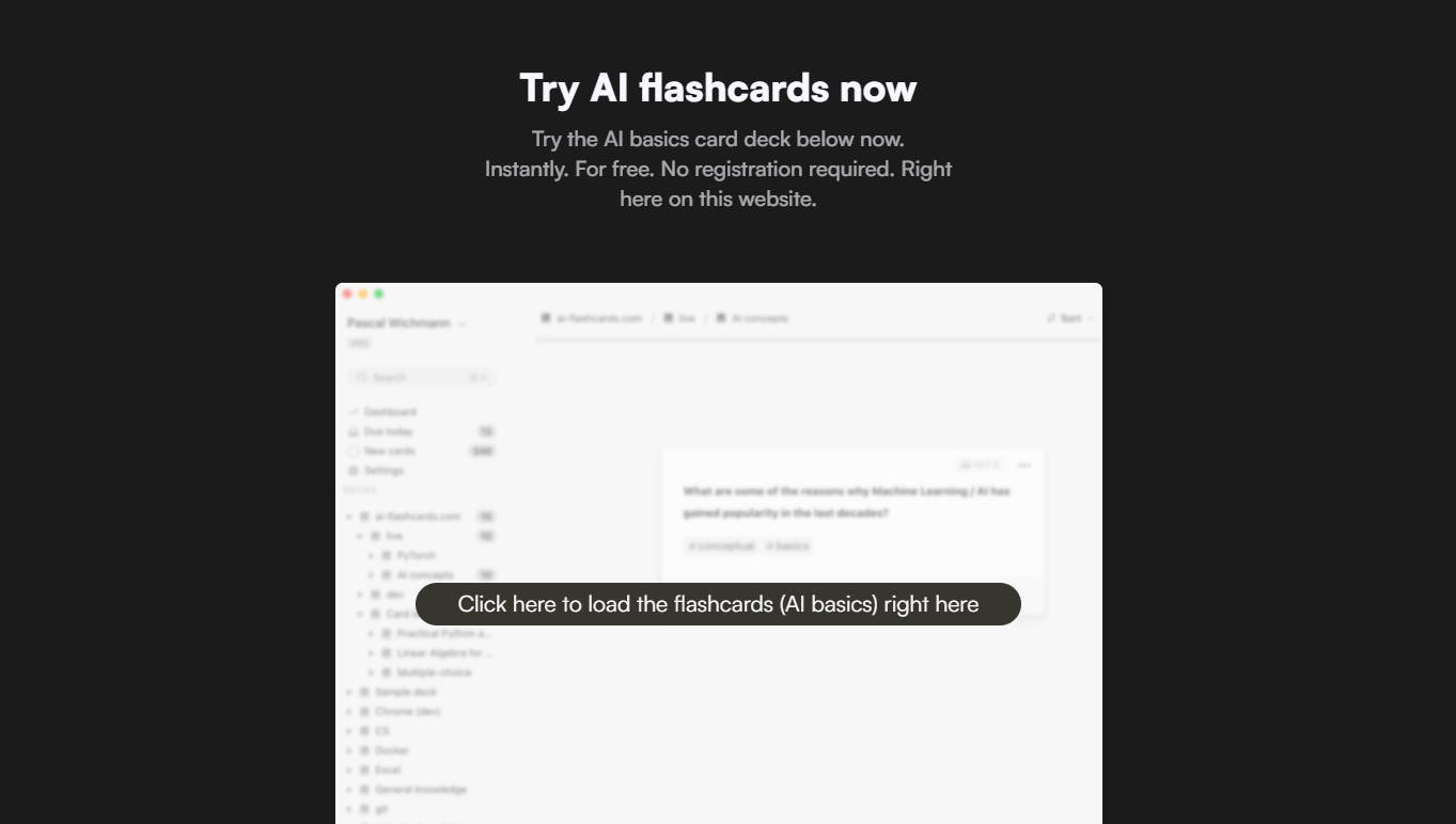 AI Flashcards gallery image