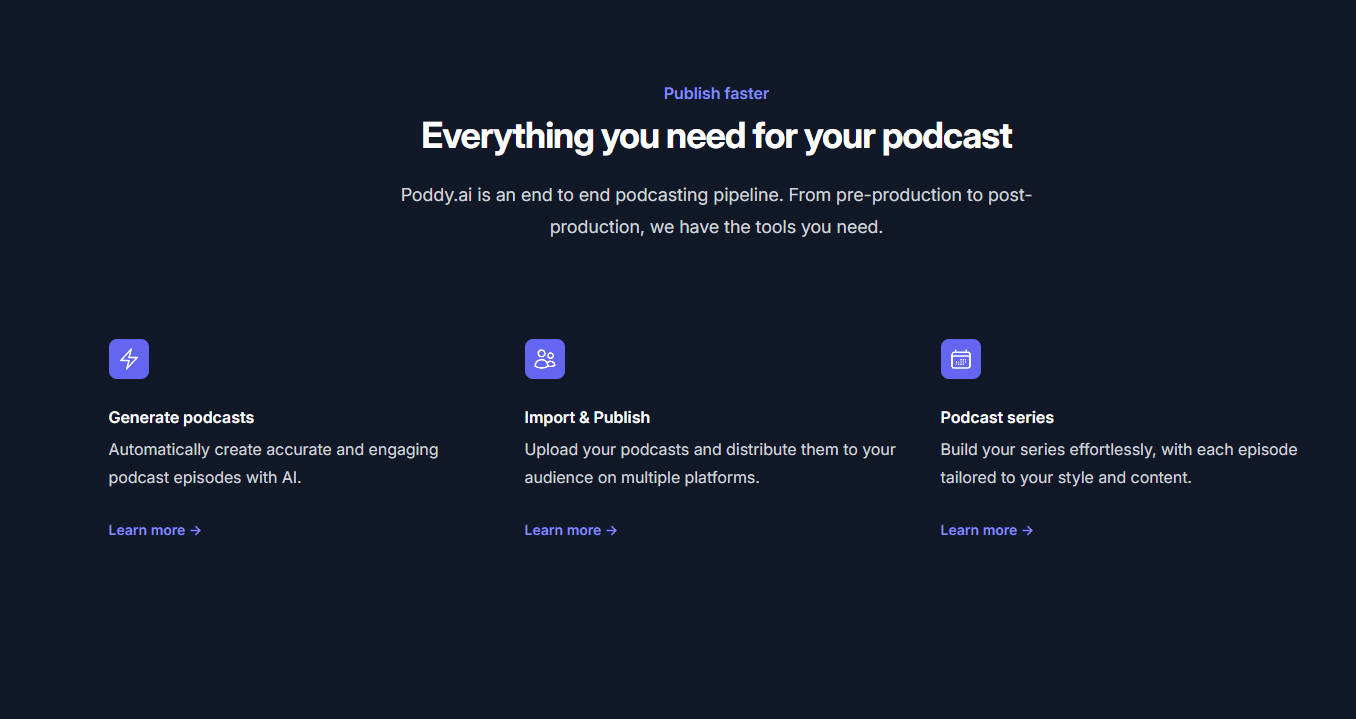 Poddy.ai gallery image