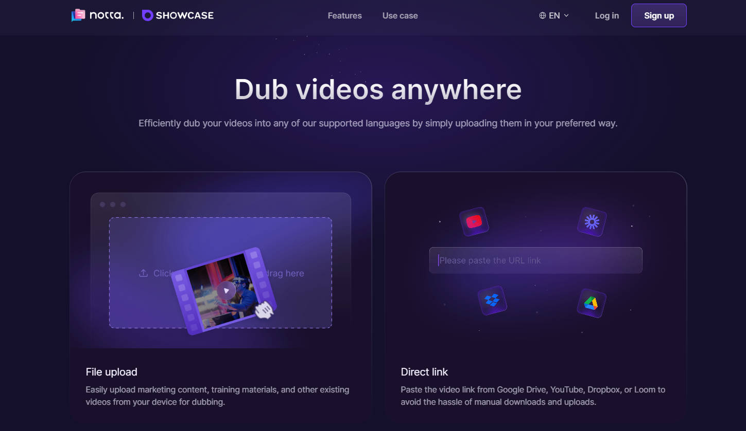 Notta Showcase gallery image