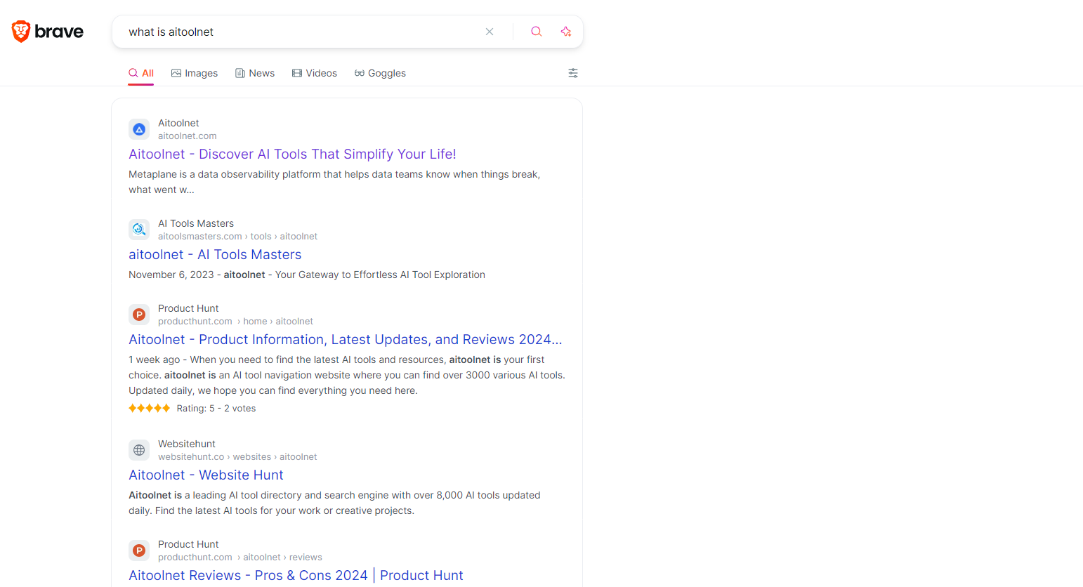 Brave Search gallery image