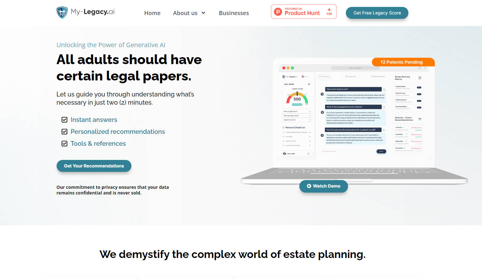 My-legacy.ai gallery image