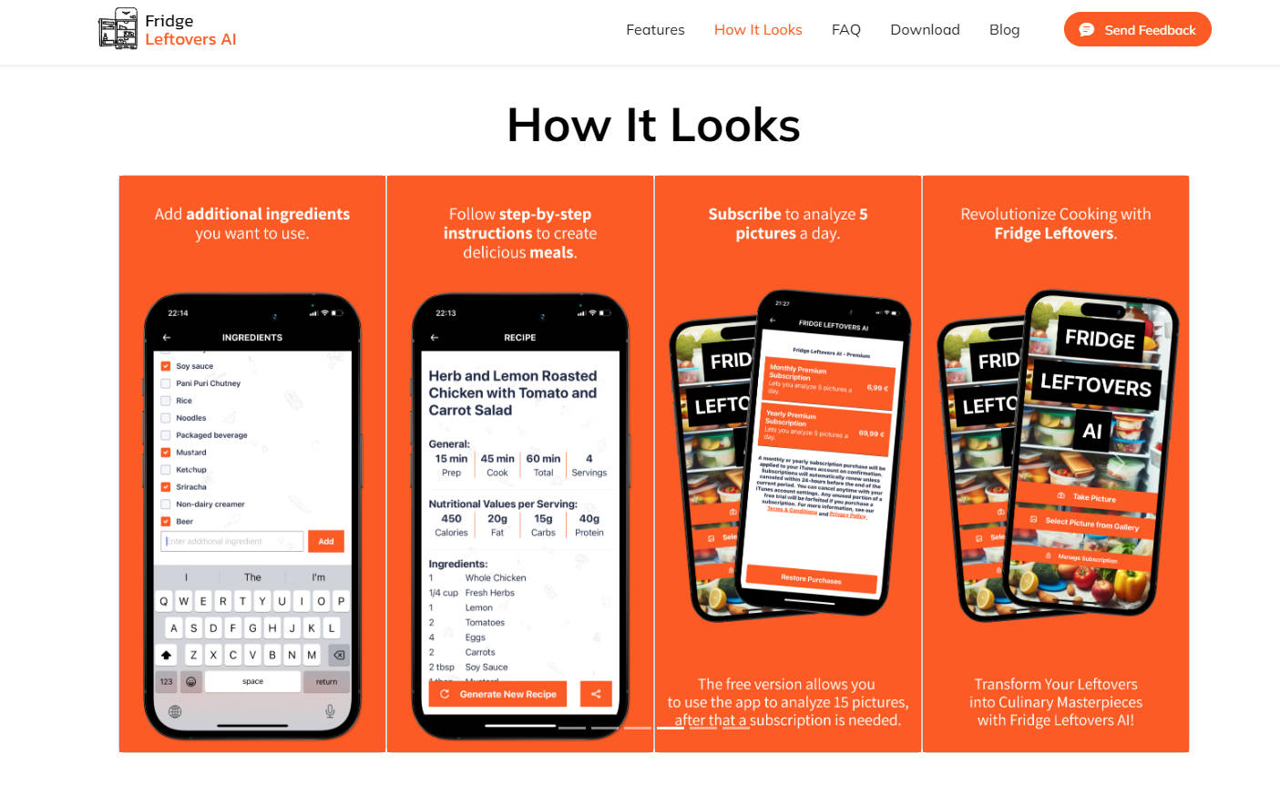 Fridge Leftovers AI gallery image