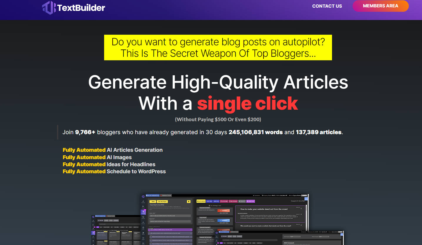 TextBuilder.ai gallery image