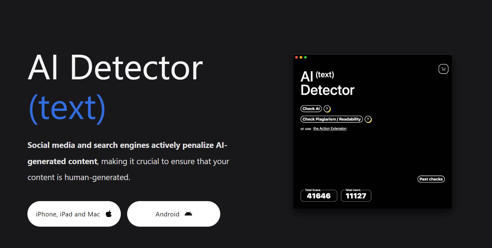AI Detector & Plagiarism Scan gallery image