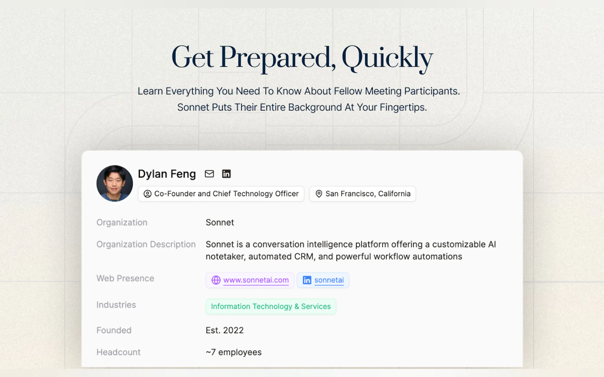 Sonnet AI gallery image