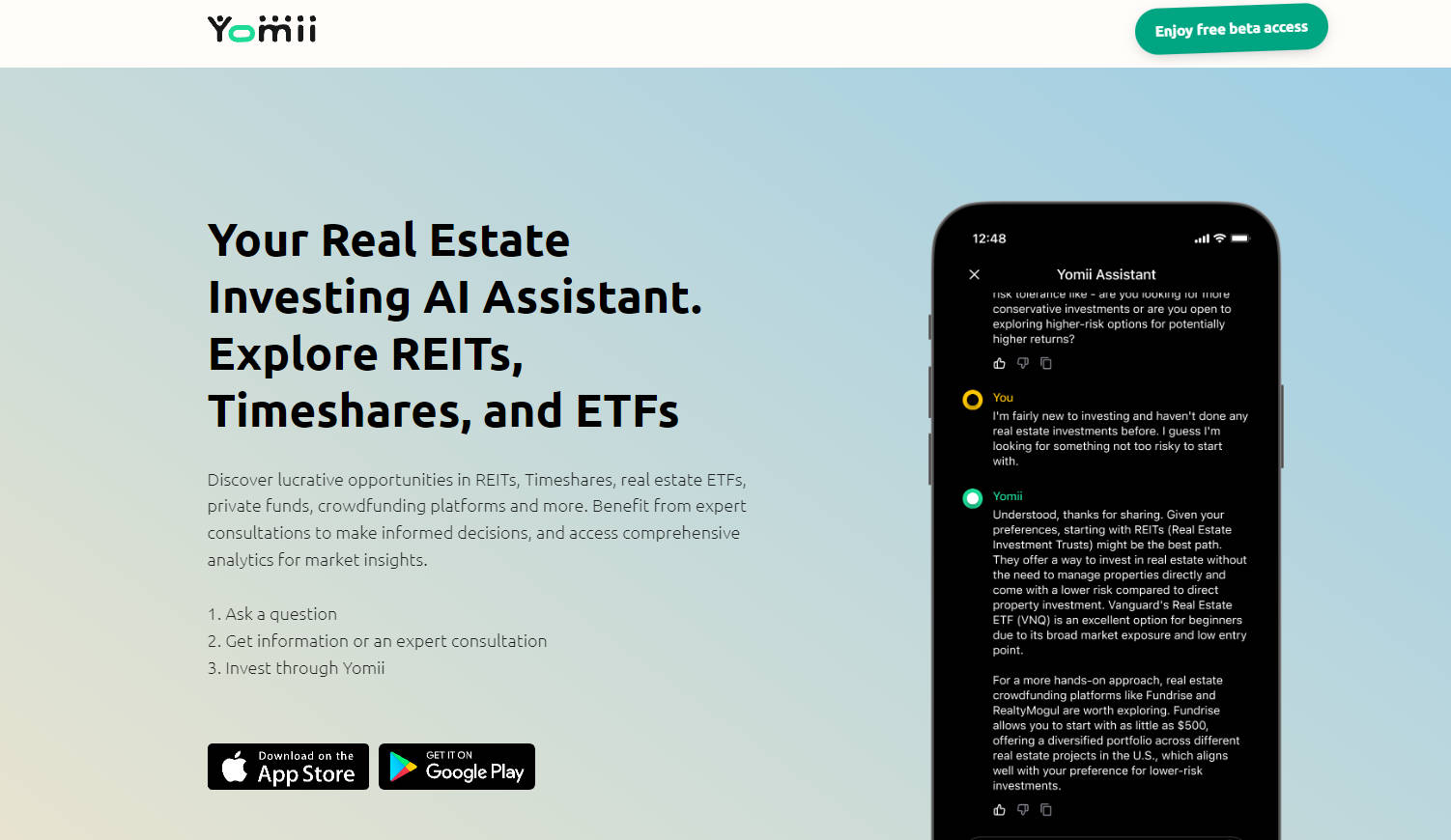 Yomii.app gallery image