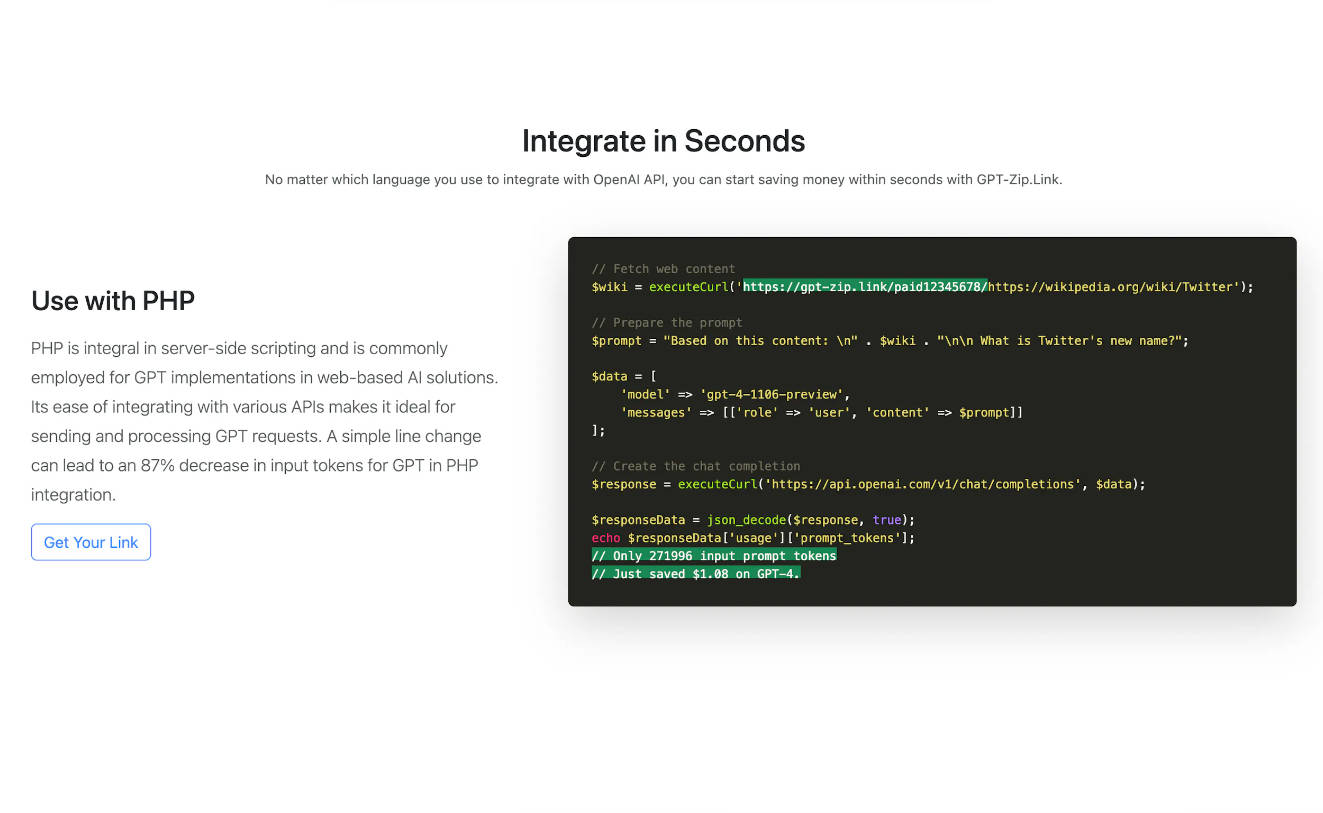 GPT-Zip.Link gallery image