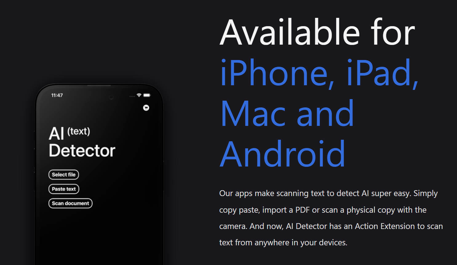 AI Detector & Plagiarism Scan gallery image