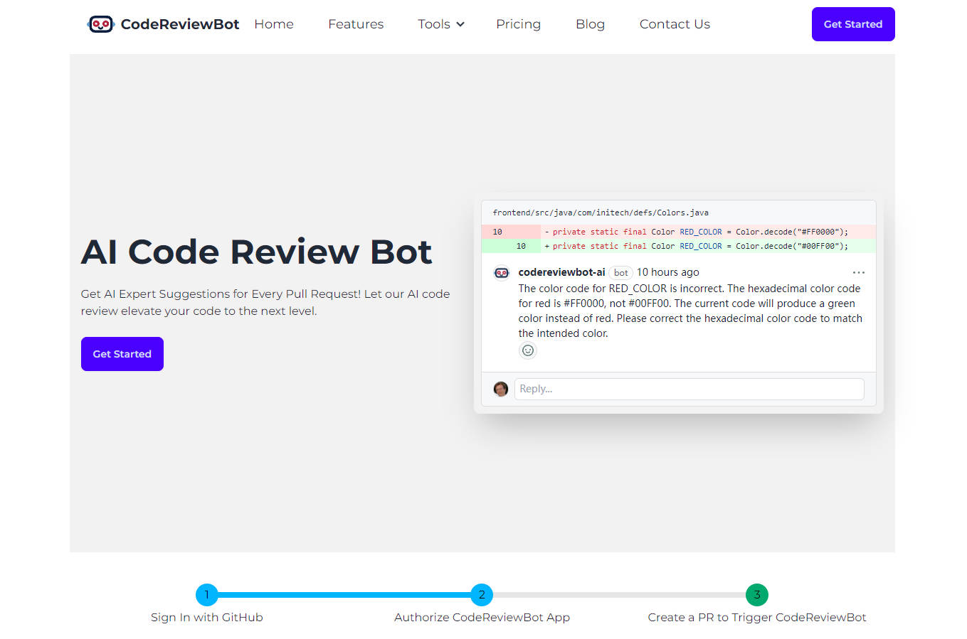 CodeReviewBot.AI gallery image