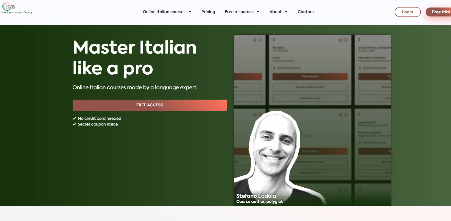 Think In Italian gallery image