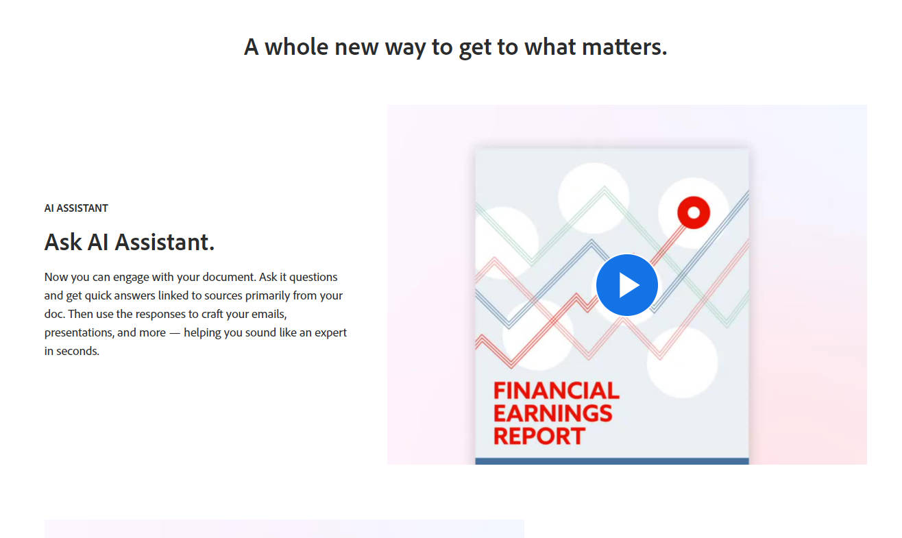 Adobe Acrobat AI Assistant gallery image