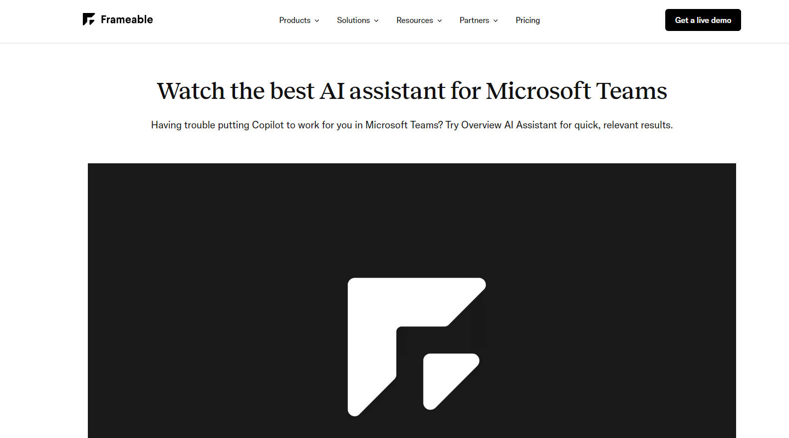 Frameable AI Assistant gallery image