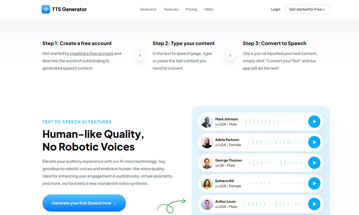 TTS Generator AI gallery image